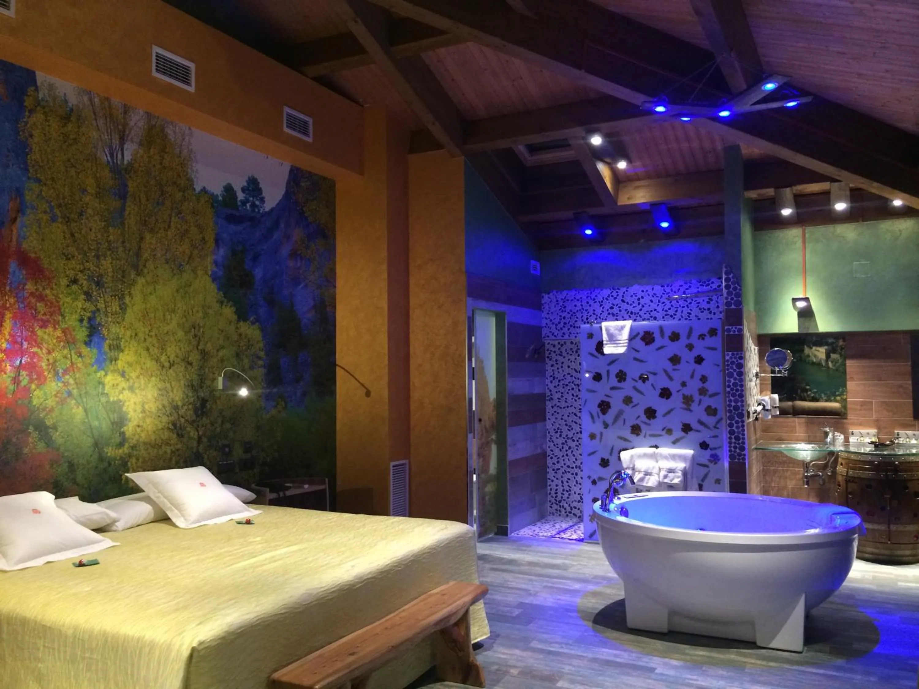 Bed in Hotel SPA El Lagar de Isilla