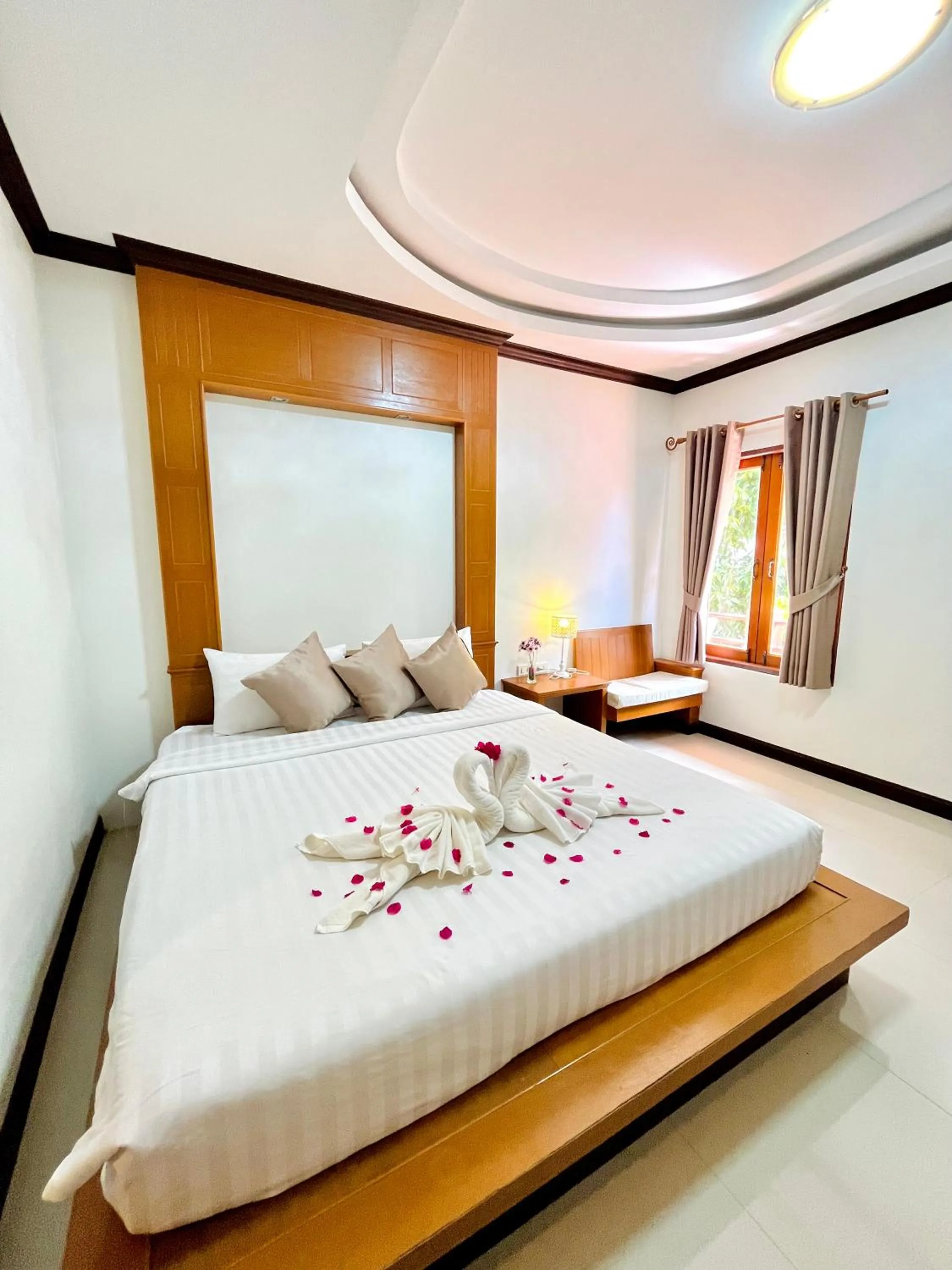 Bed in Lanta Nature House