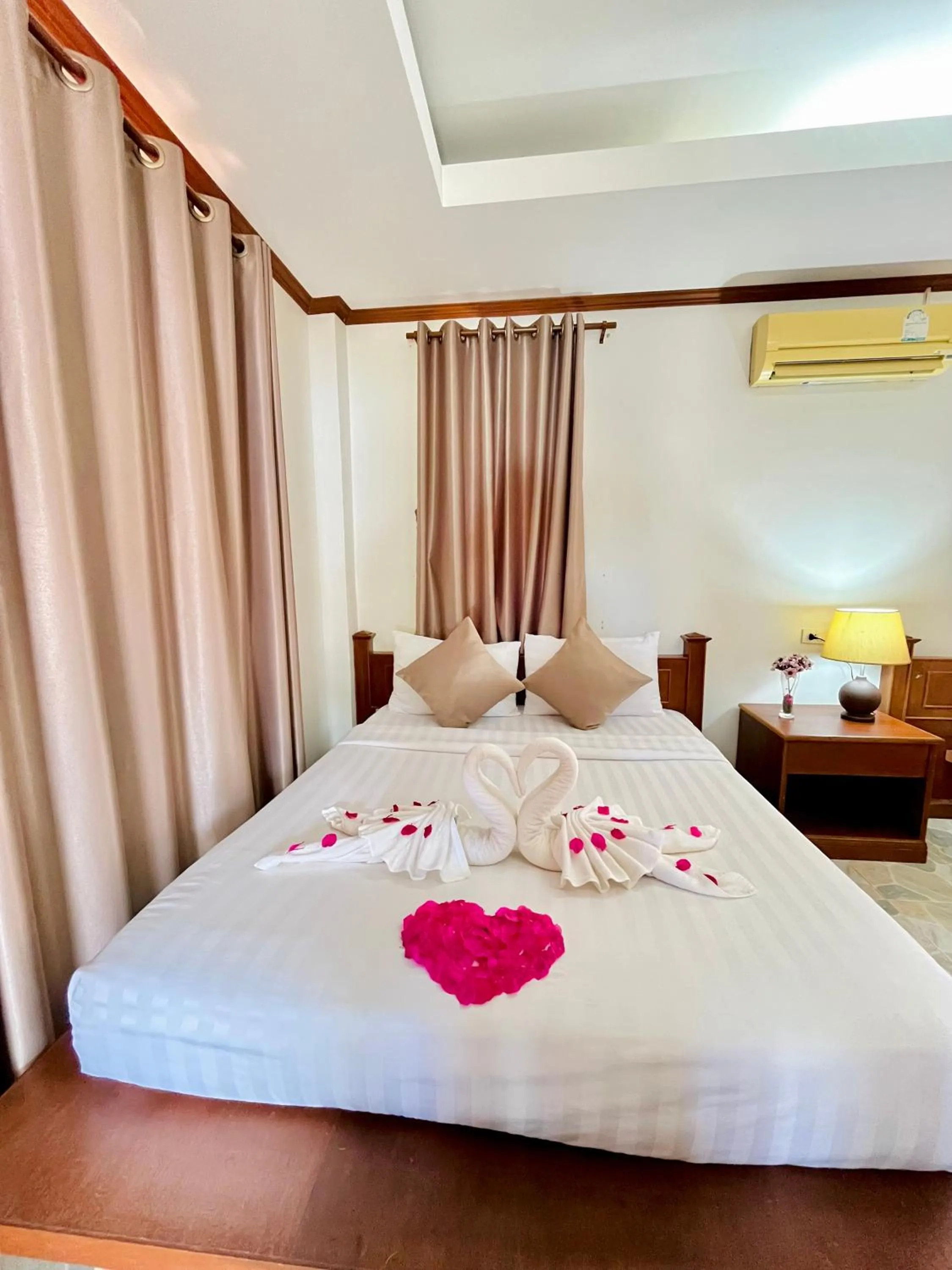 Bed in Lanta Nature House