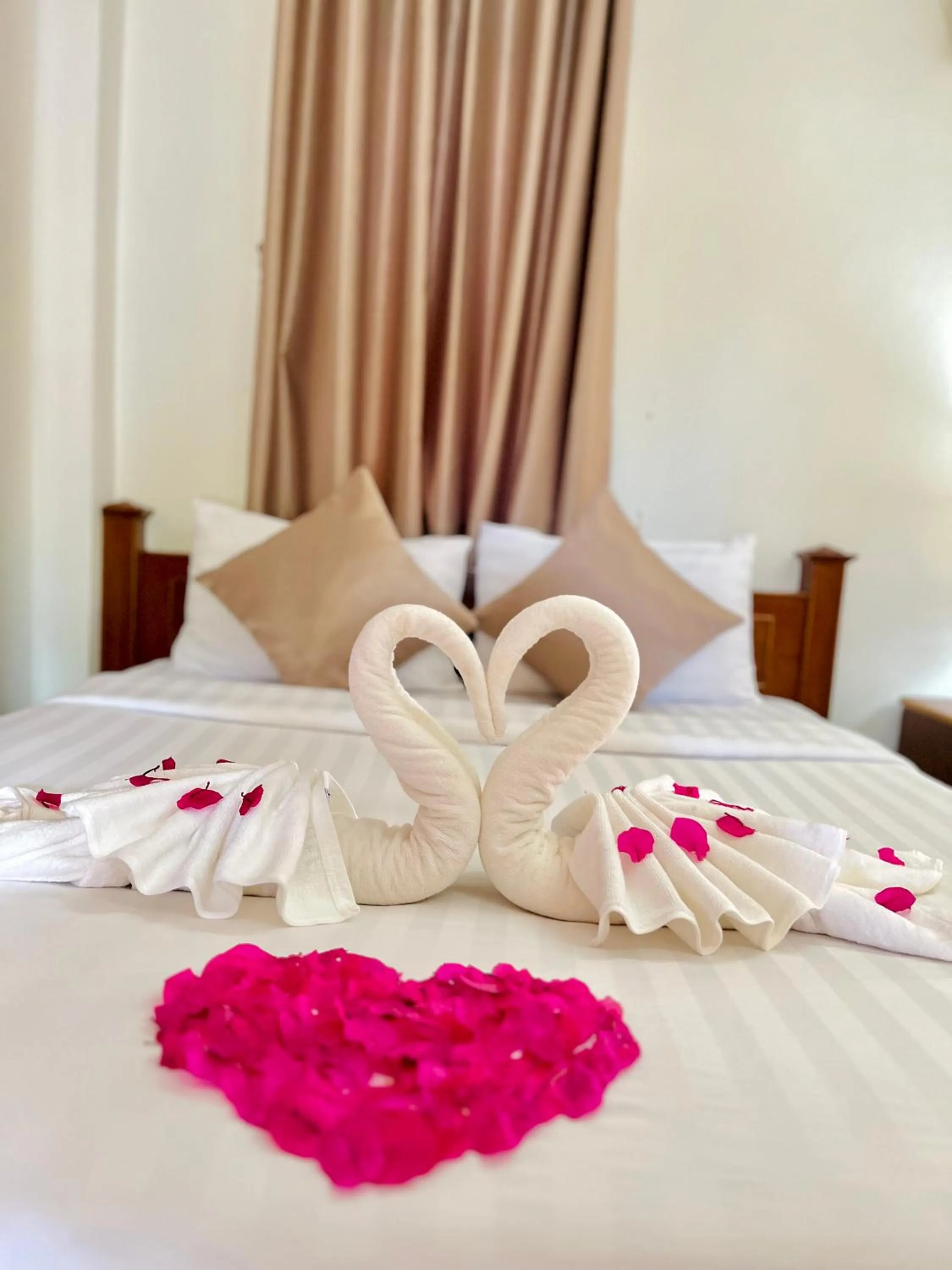 Bed in Lanta Nature House