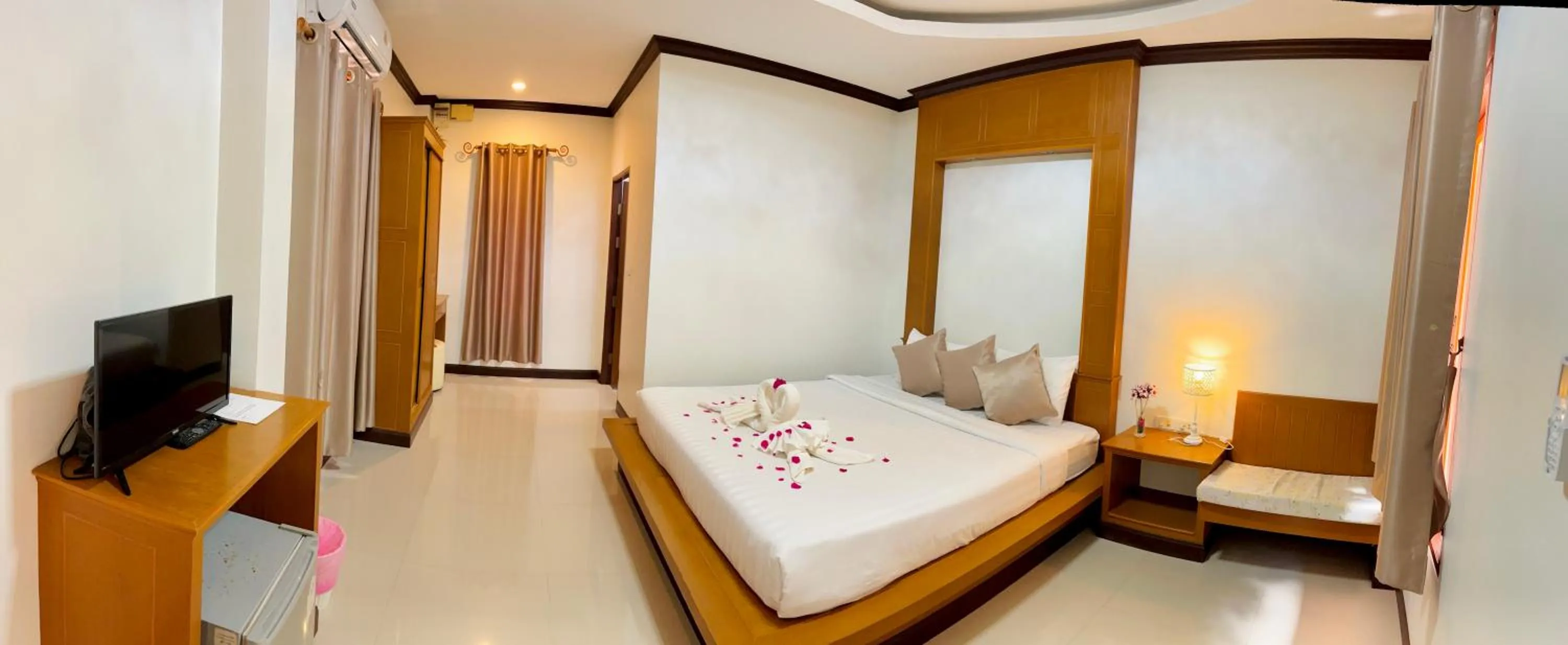 Bed in Lanta Nature House