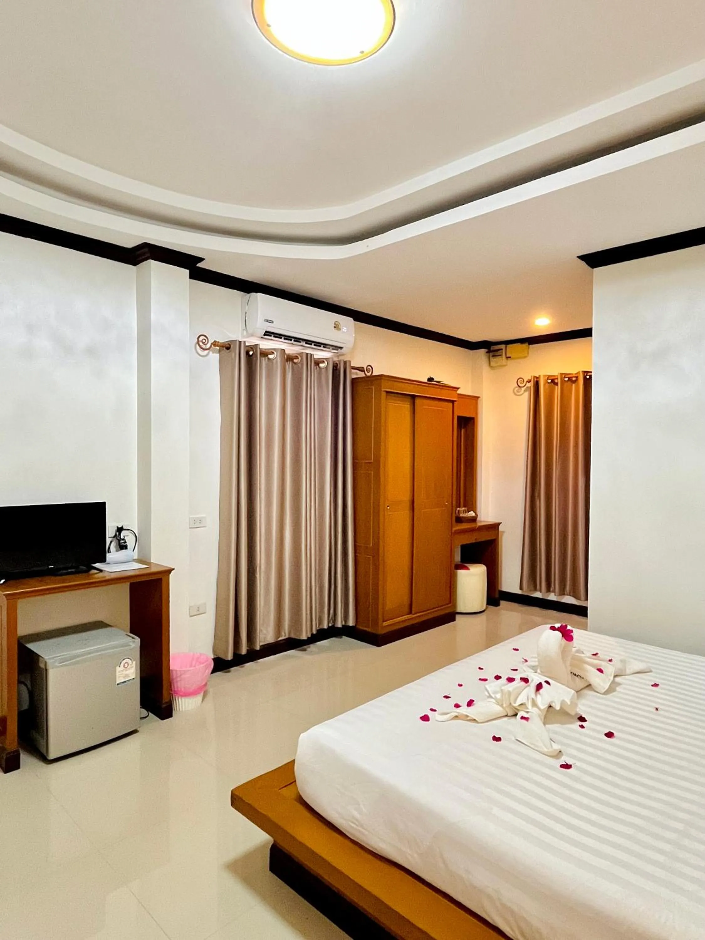 Bed in Lanta Nature House