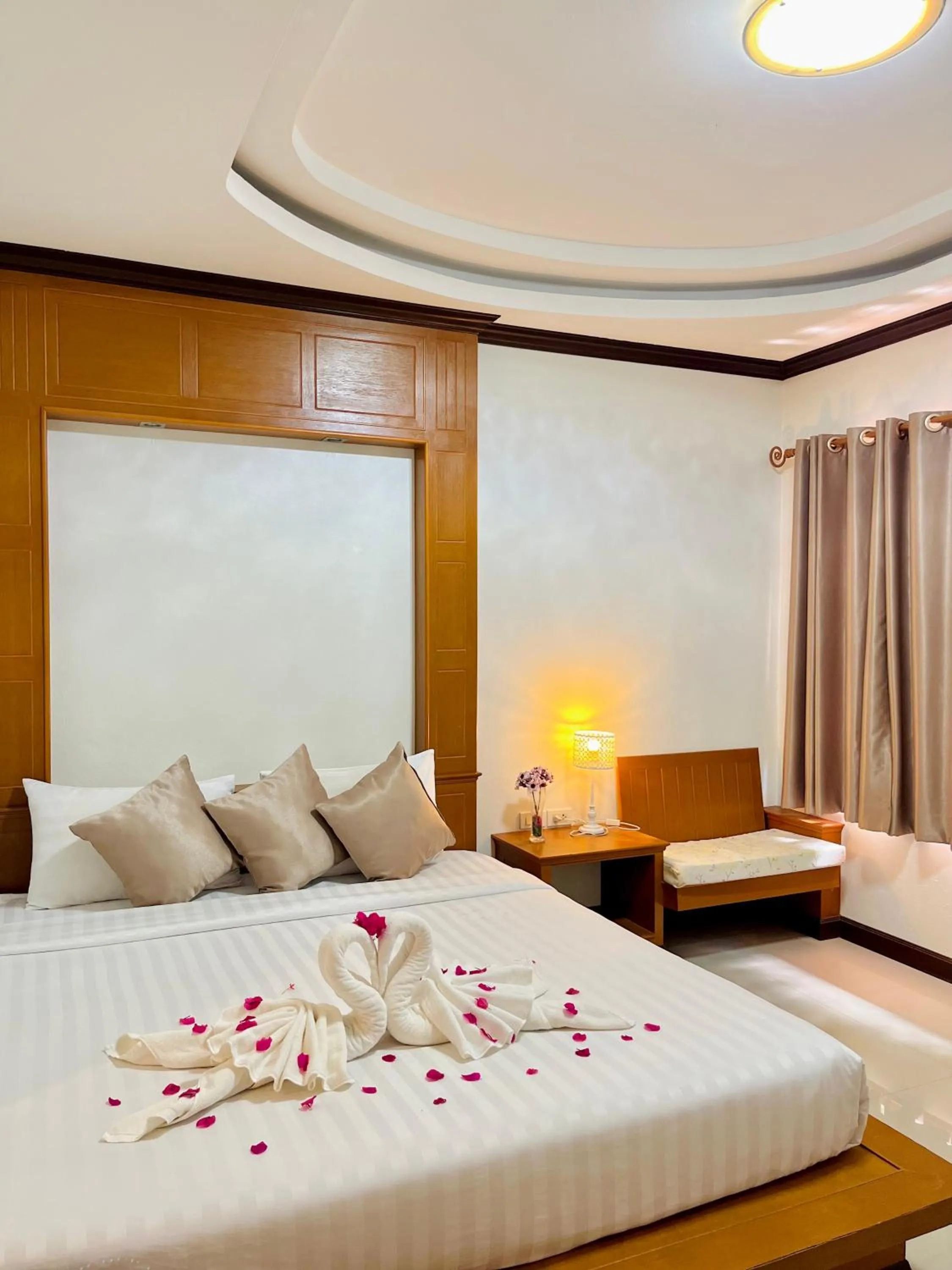 Bed in Lanta Nature House