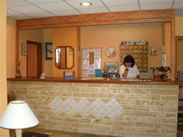 Lobby or reception in Hotel Nostos