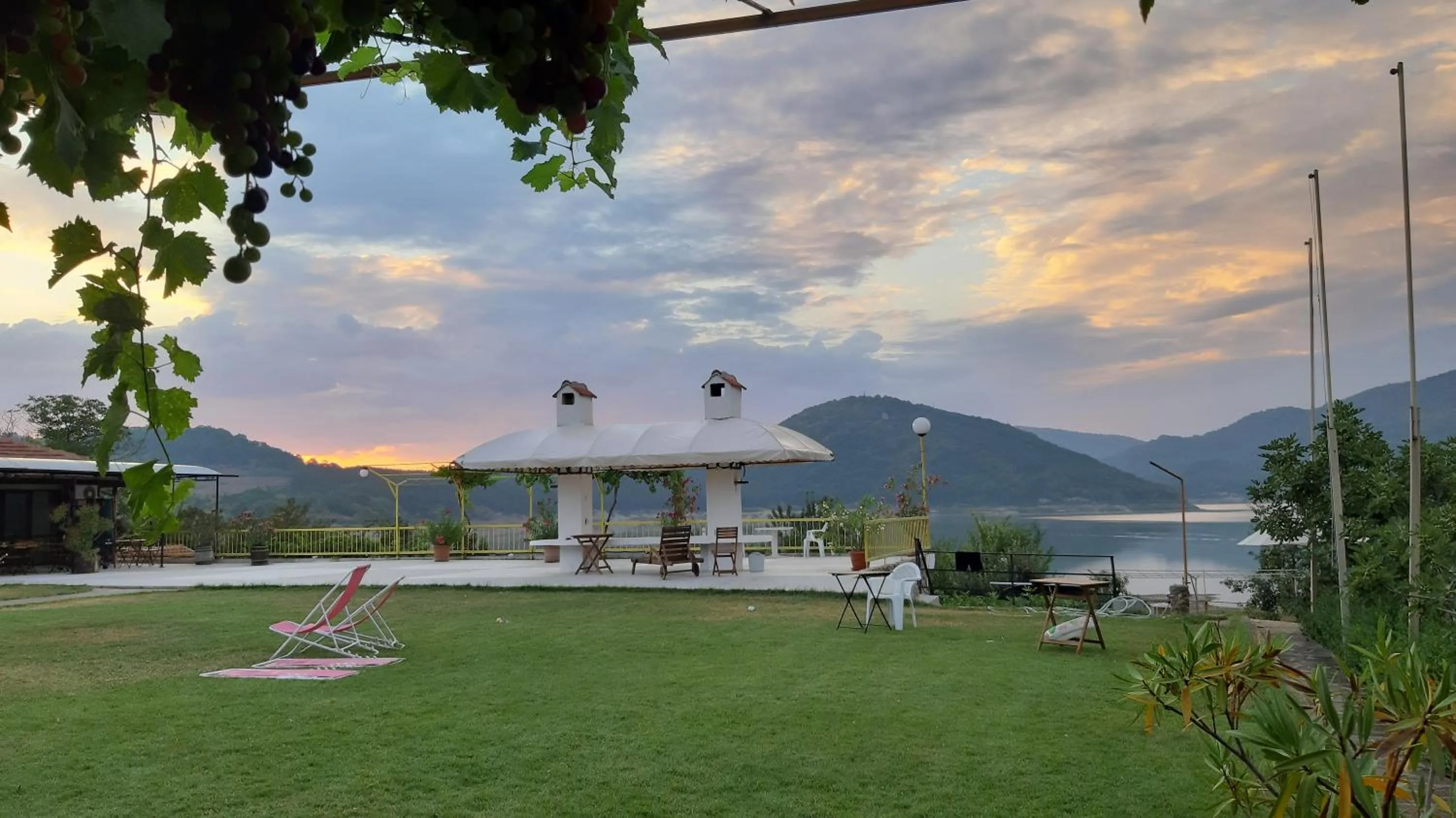 Patio in Family Hotel Belvedere