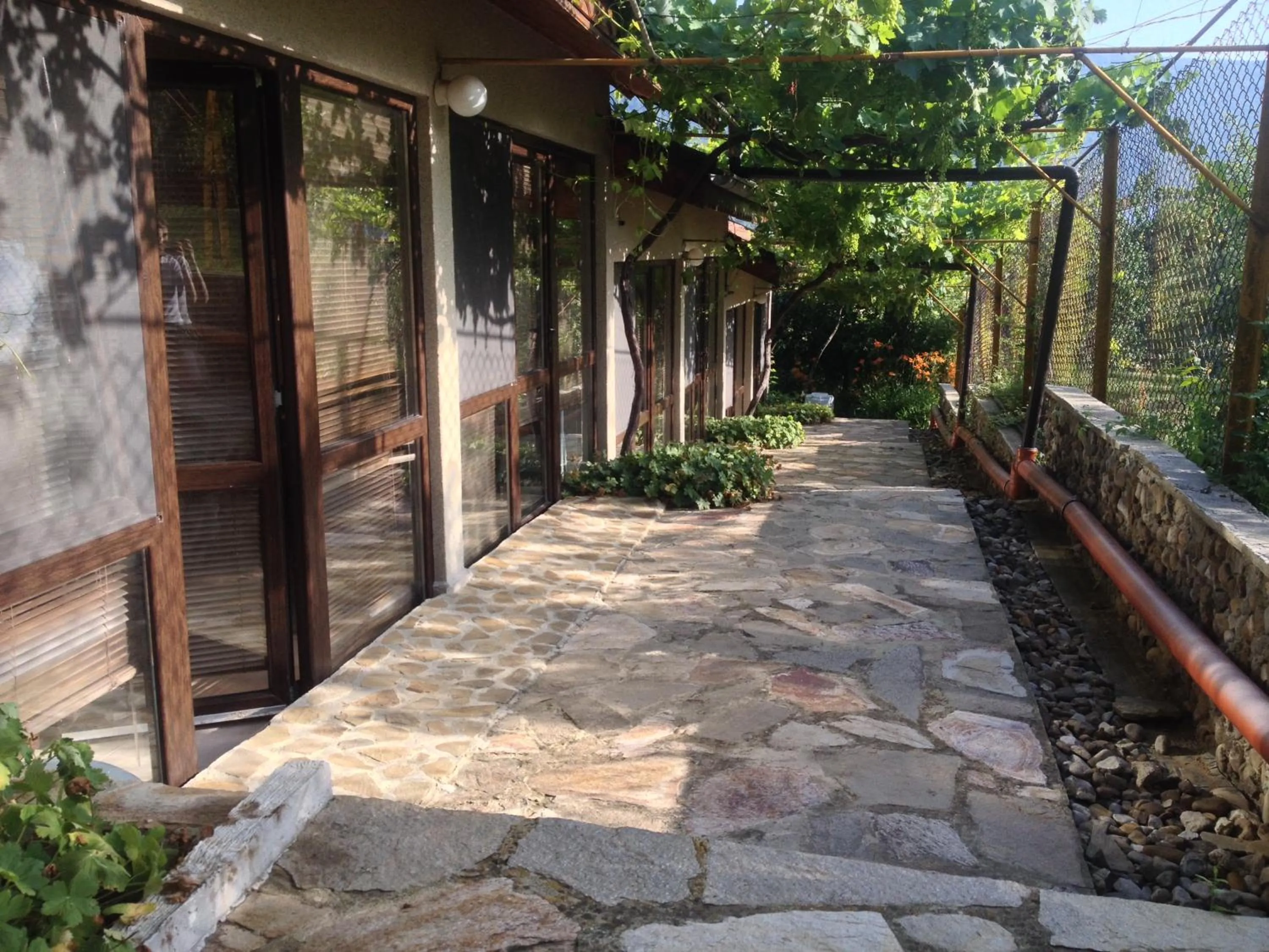 Patio in Family Hotel Belvedere