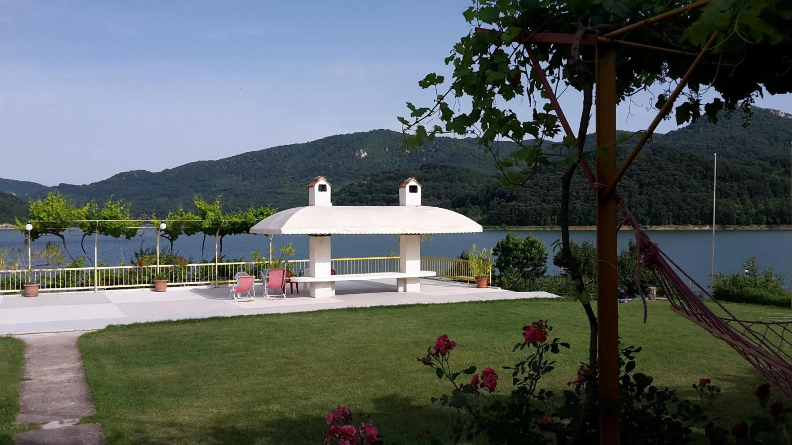 Patio in Family Hotel Belvedere