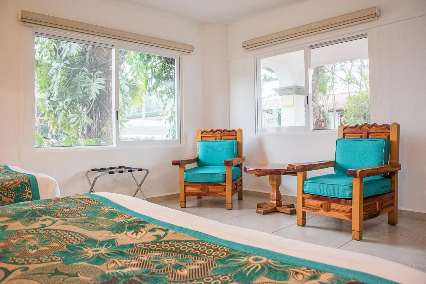 Bed in Hotel Posada Quinta Las Flores