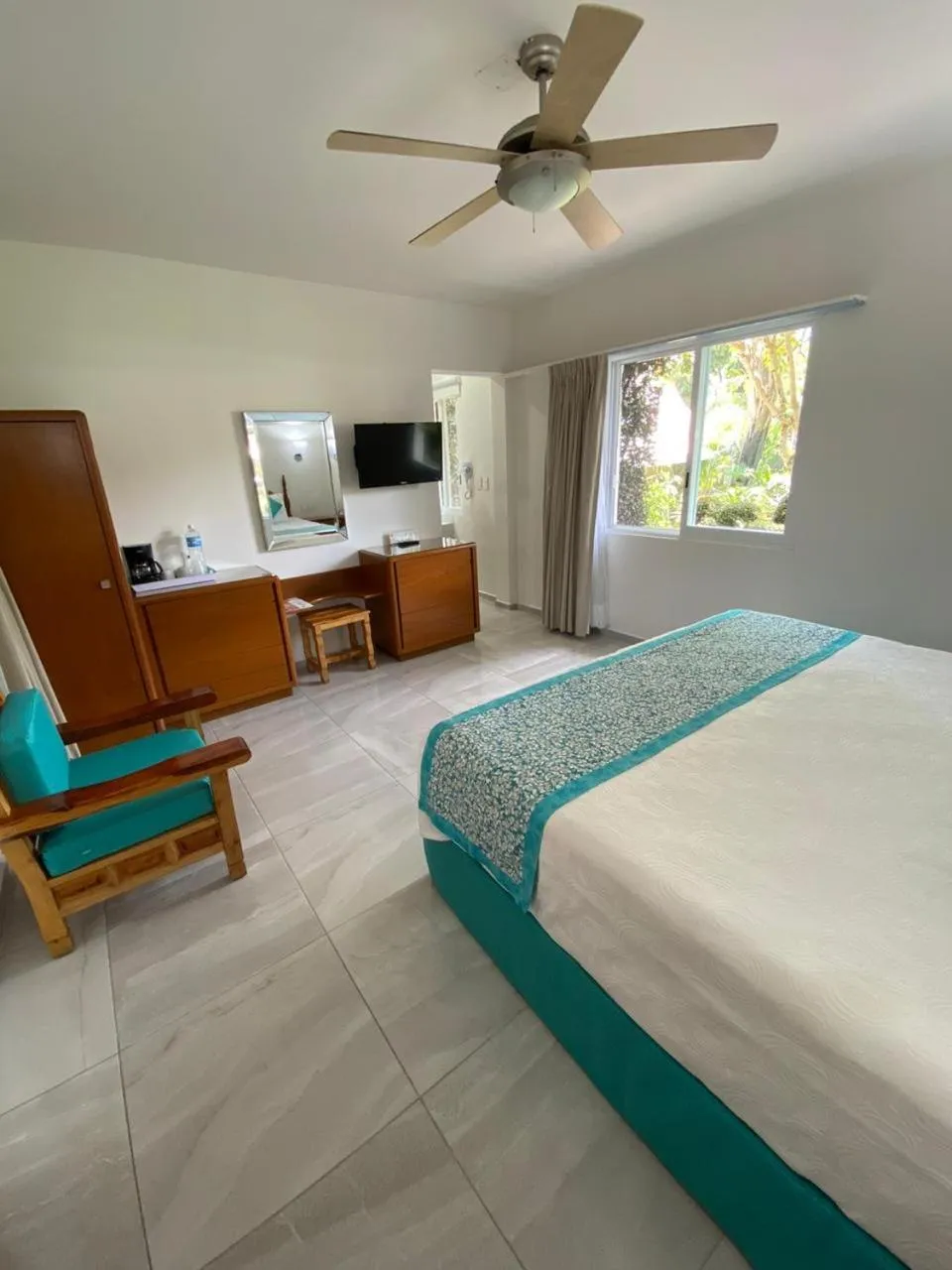 Food and drinks, Bed in Hotel Posada Quinta Las Flores