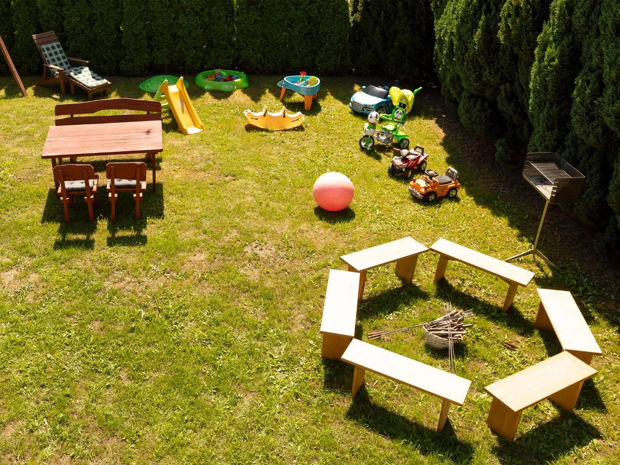 BBQ facilities in Gościniec u Sary