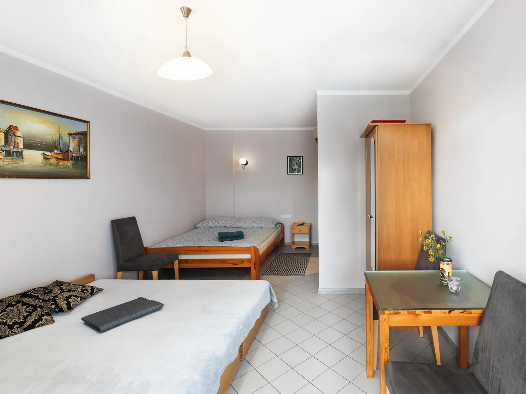 Shower, Bed in Gościniec u Sary