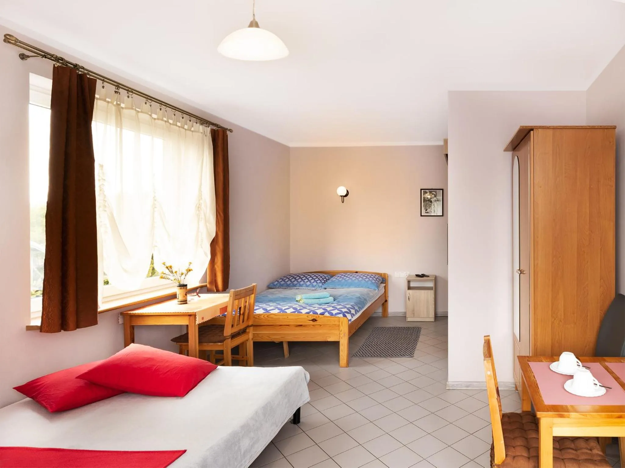 Shower, Bed in Gościniec u Sary