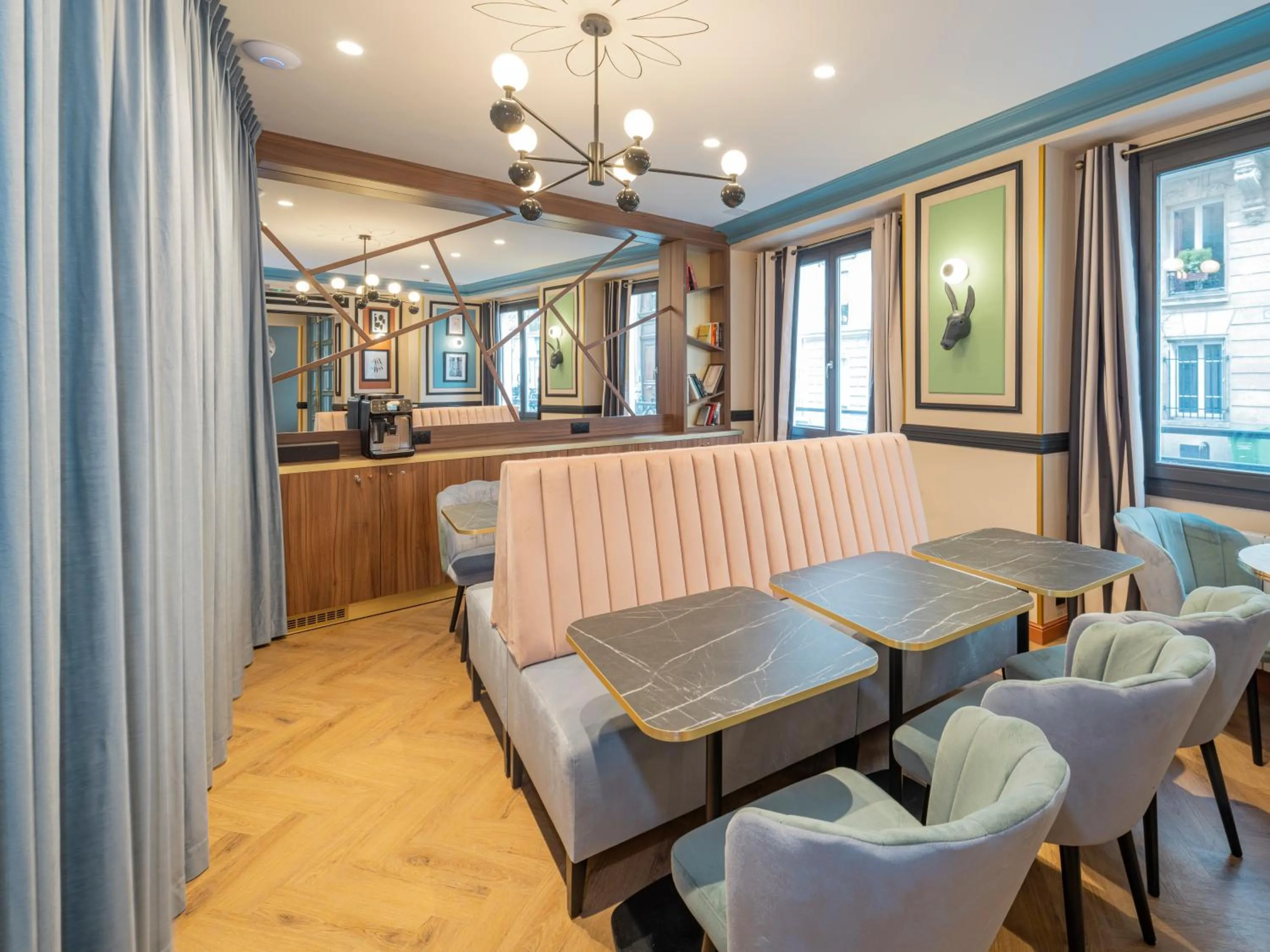 Seating area in Hotel Boronali