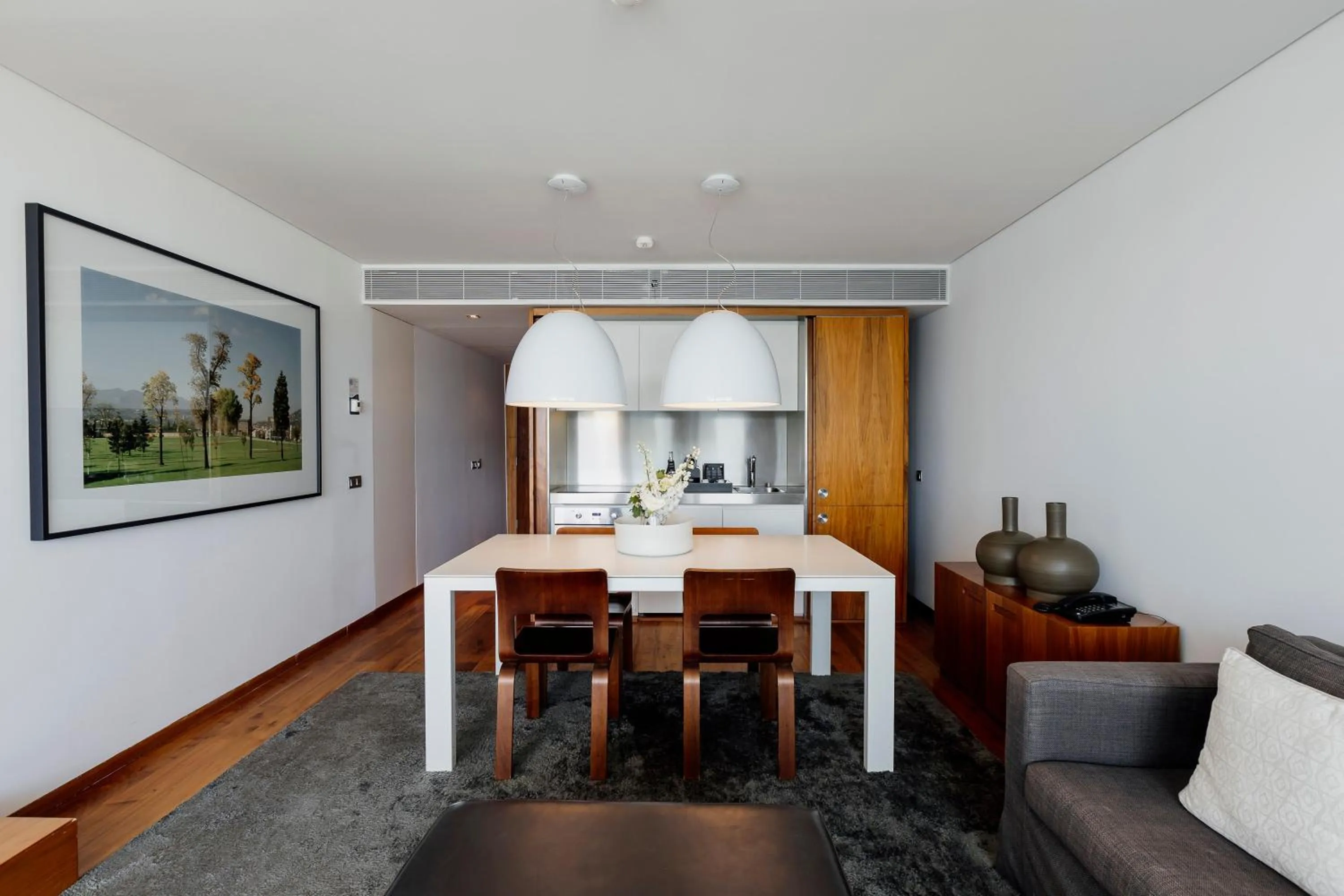 Kitchen or kitchenette in Troia Design Hotel