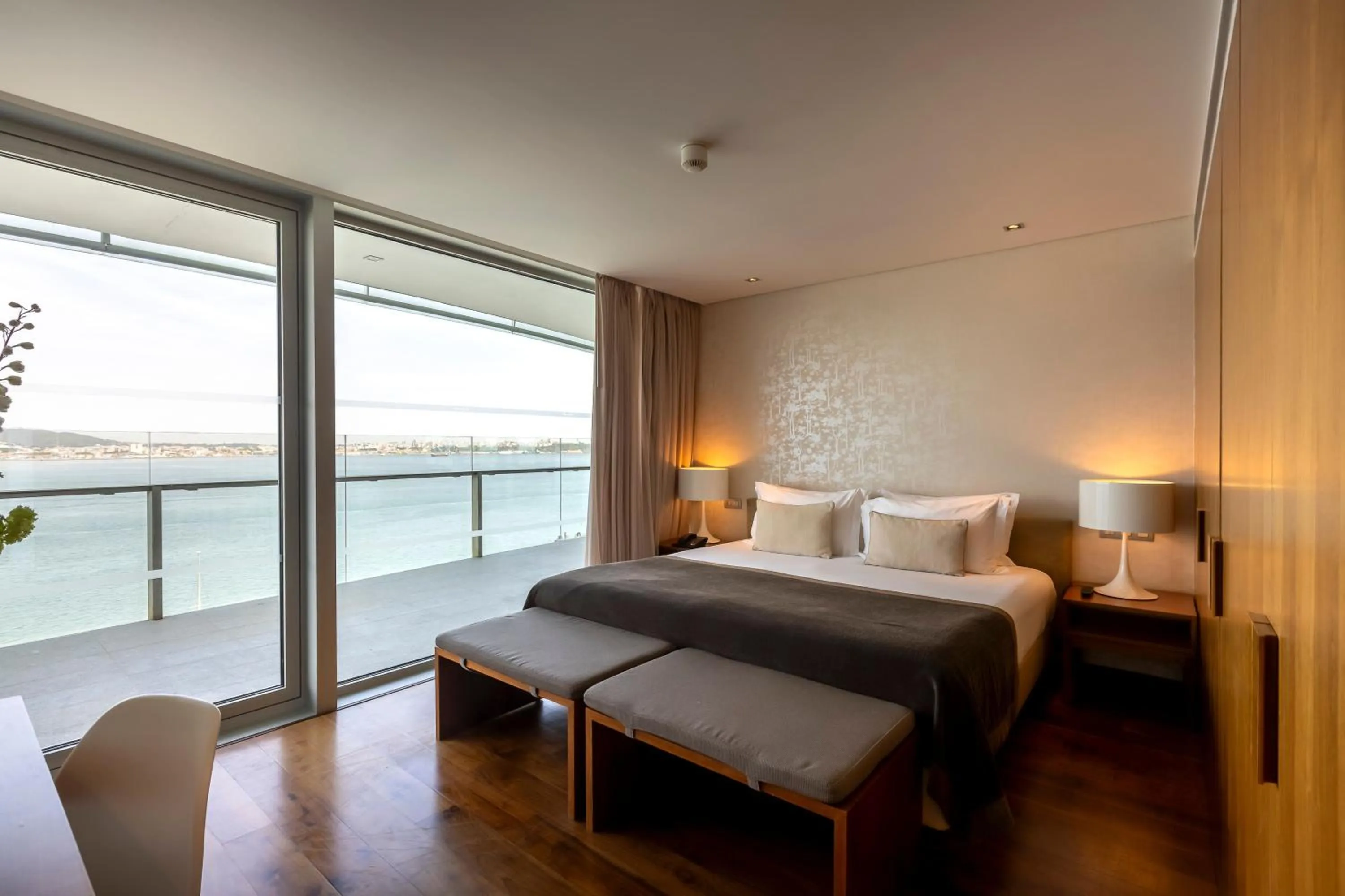 Bed in Troia Design Hotel