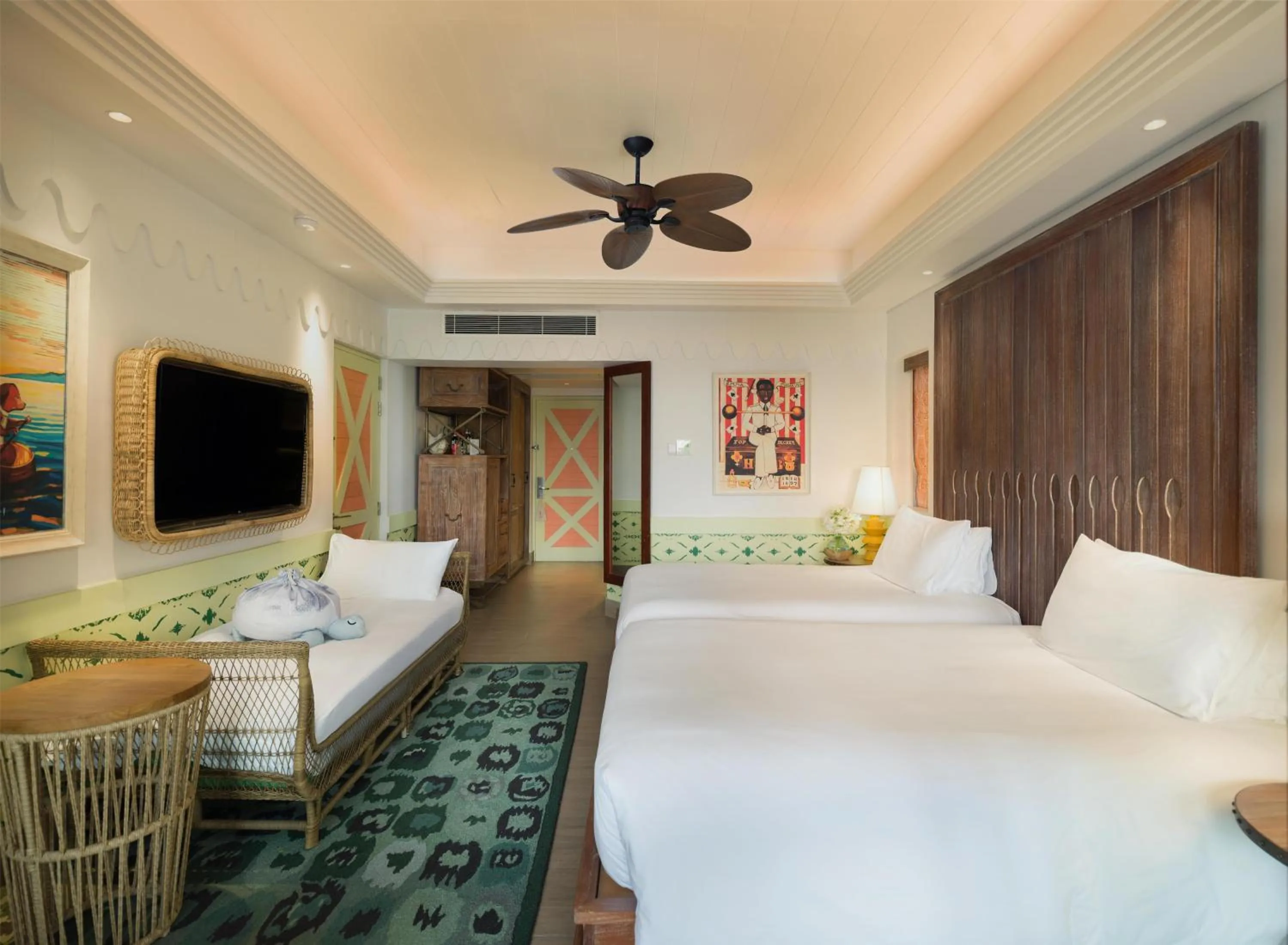 Bed in SAii Lagoon Maldives, Curio Collection By Hilton