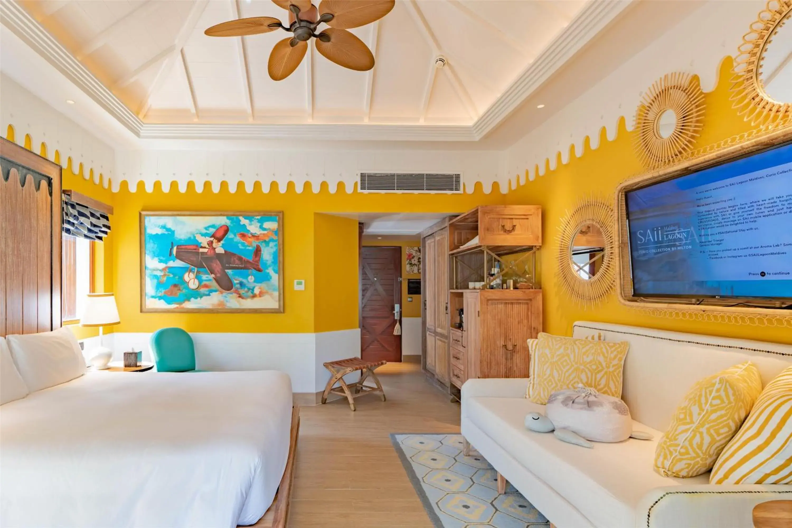 Two-Bedroom Family Beach Villa with Pool in SAii Lagoon Maldives, Curio Collection By Hilton Two-Bedroom Family Beach Villa with Pool in SAii Lagoon Maldives, Curio Collection By Hilton
