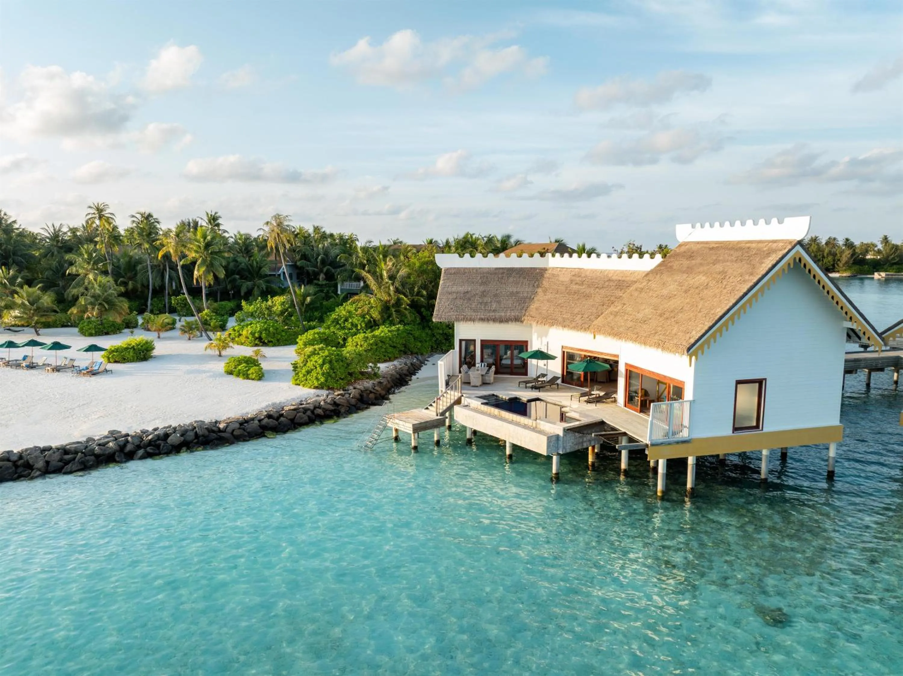 View (from property/room) in SAii Lagoon Maldives, Curio Collection By Hilton