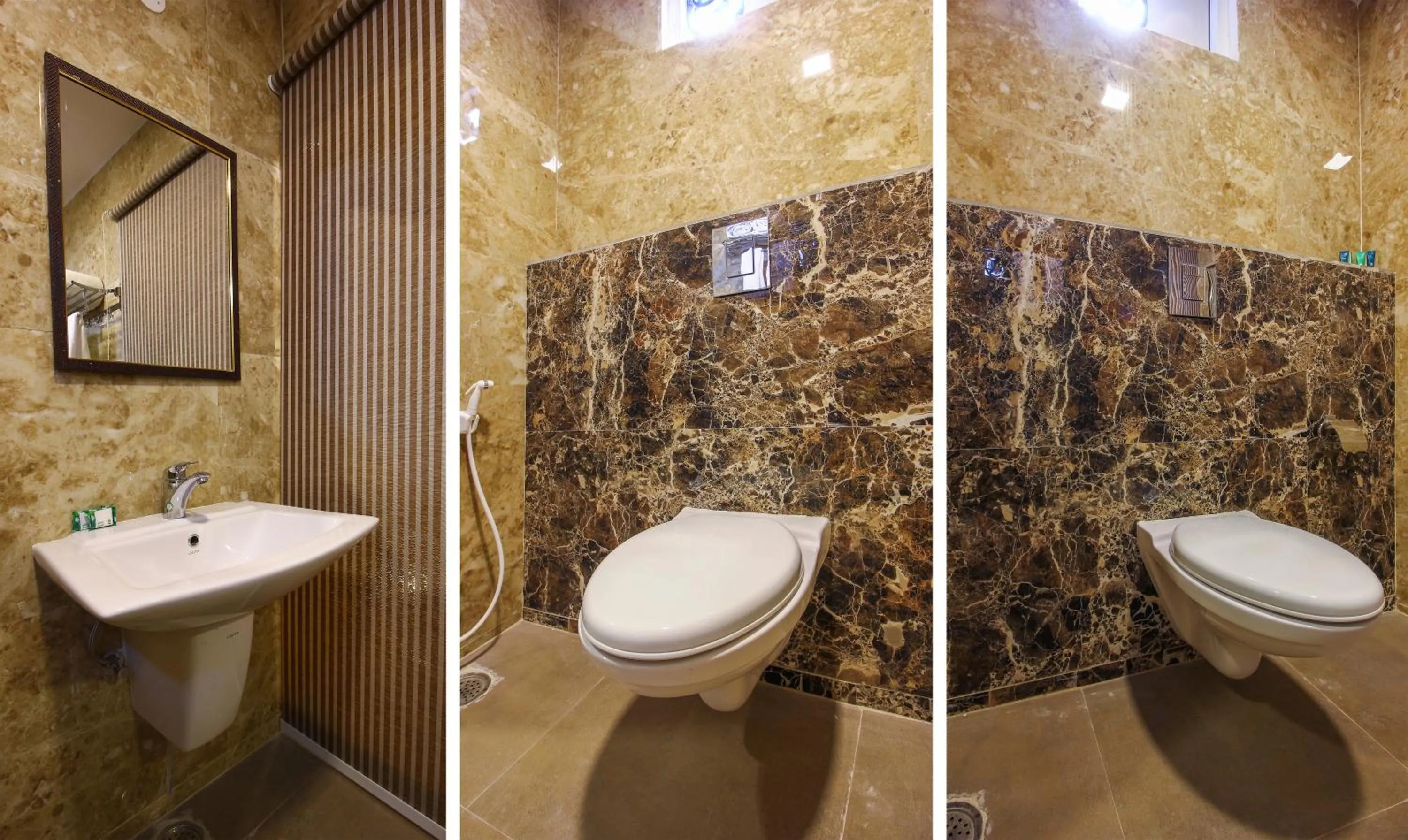 Toilet in Treebo Address Inn, Banjara Hills