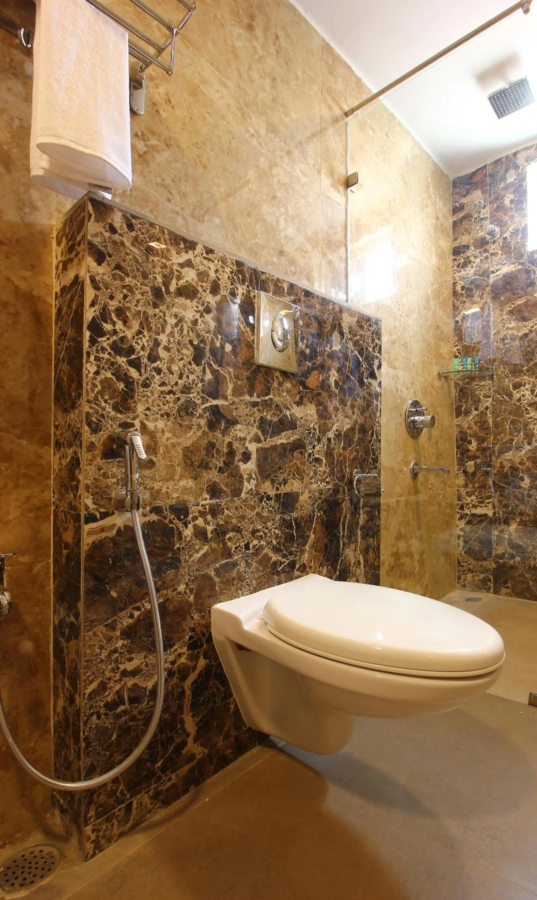 Toilet in Treebo Address Inn, Banjara Hills