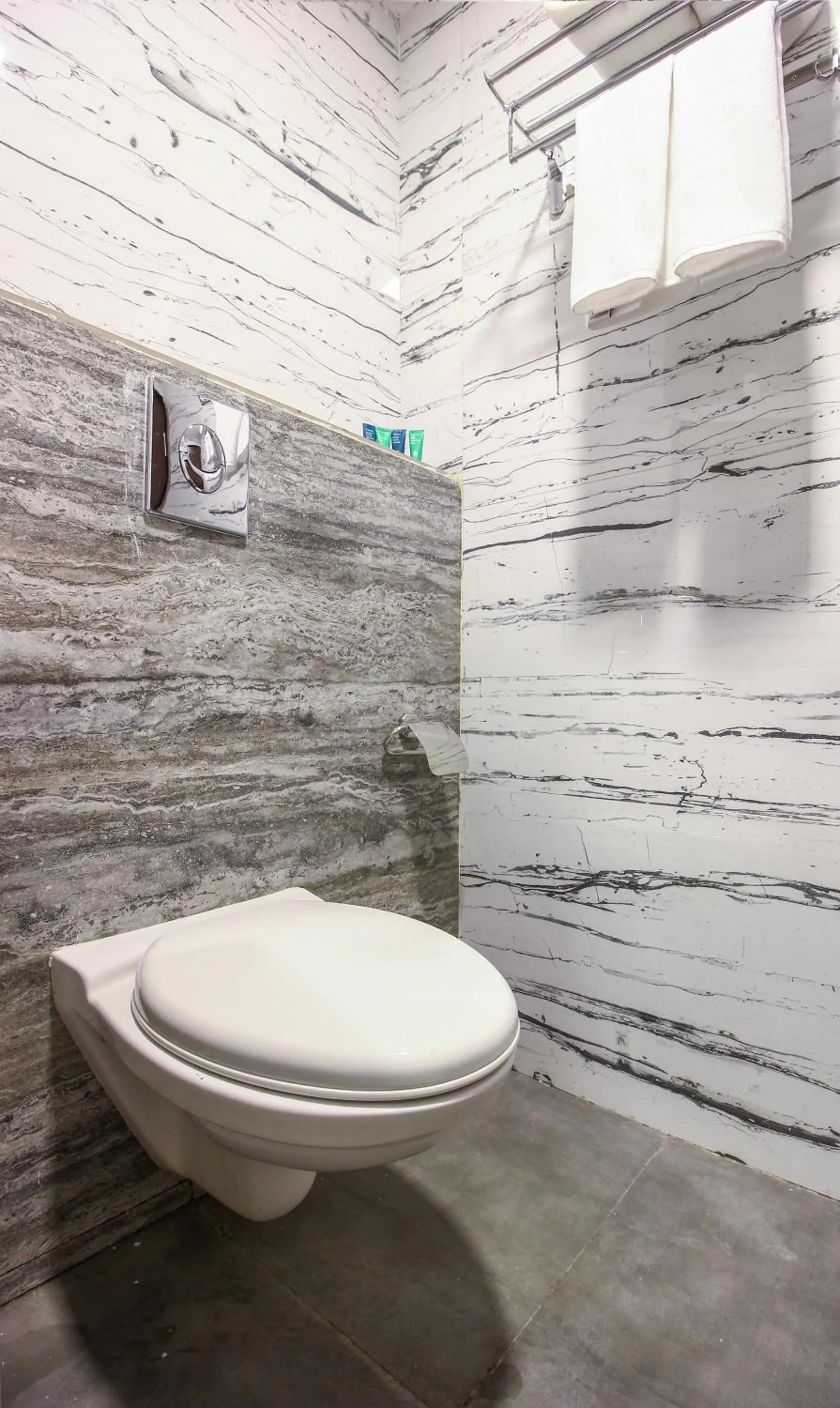 Toilet in Treebo Address Inn, Banjara Hills