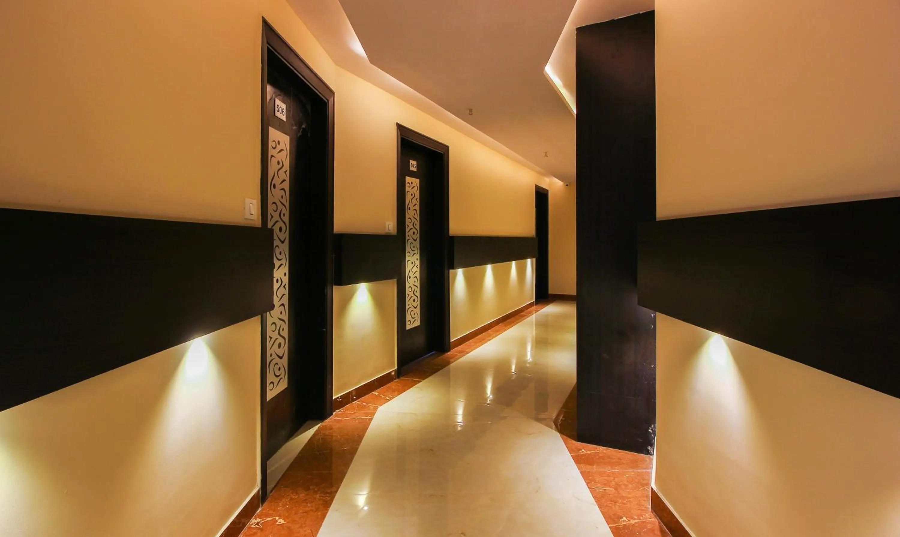Lobby or reception in Treebo Address Inn, Banjara Hills