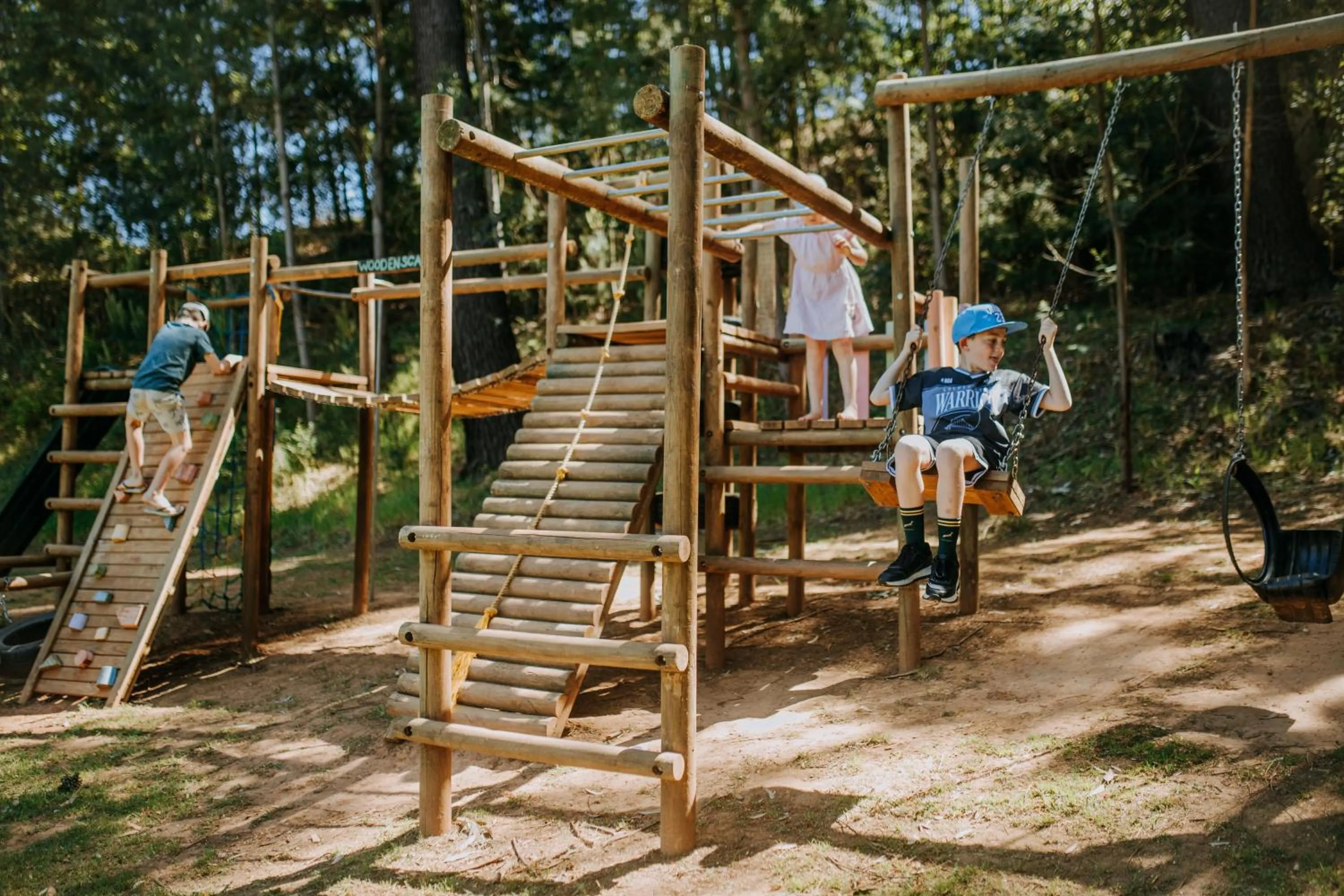 Children play ground in AfriCamps at Doolhof Wine Estate