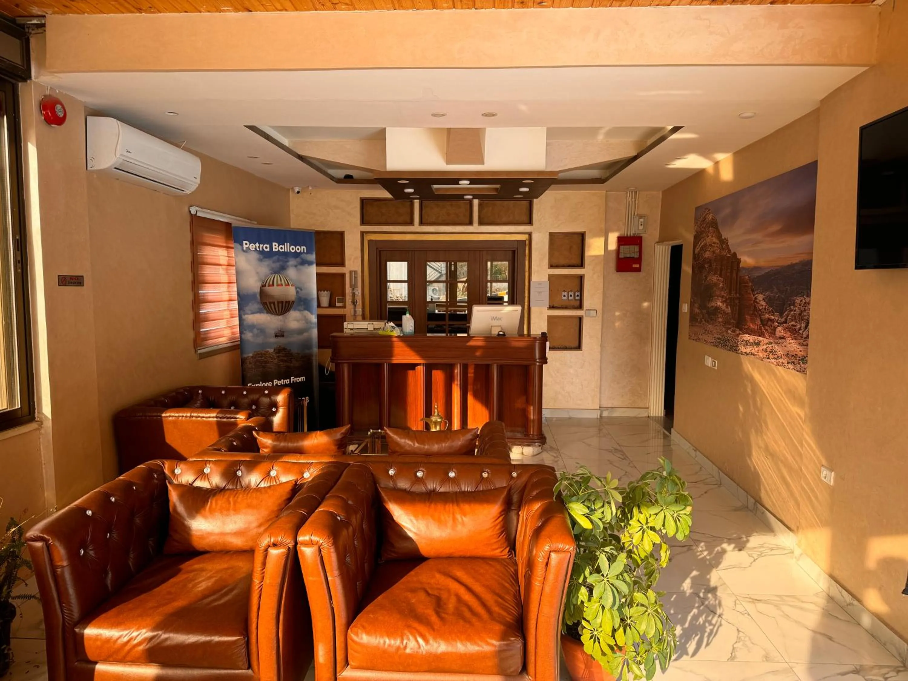 Living room in Petra Sky Hotel