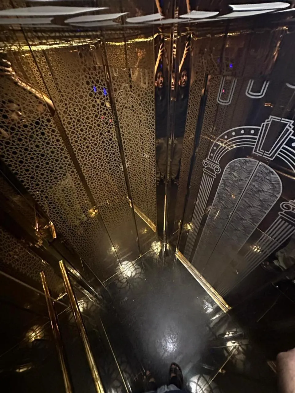 elevator in Petra Sky Hotel