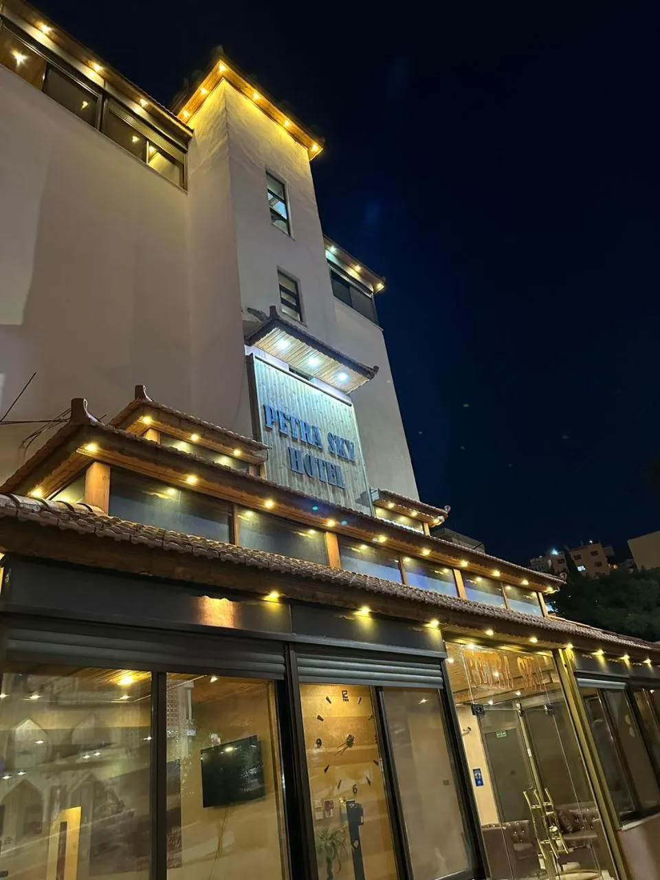 Property building in Petra Sky Hotel