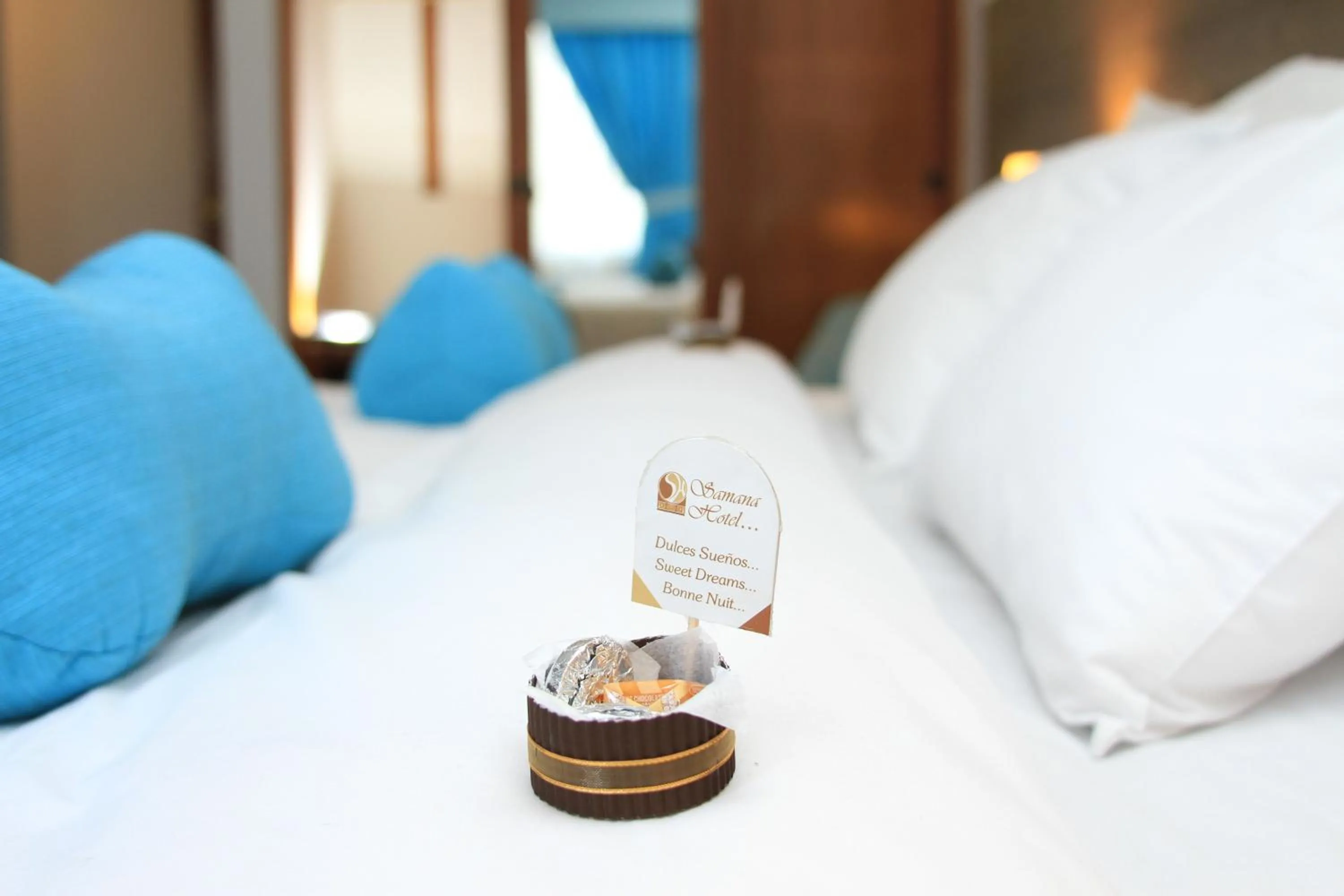 Decorative detail, Bed in Samana Hotel