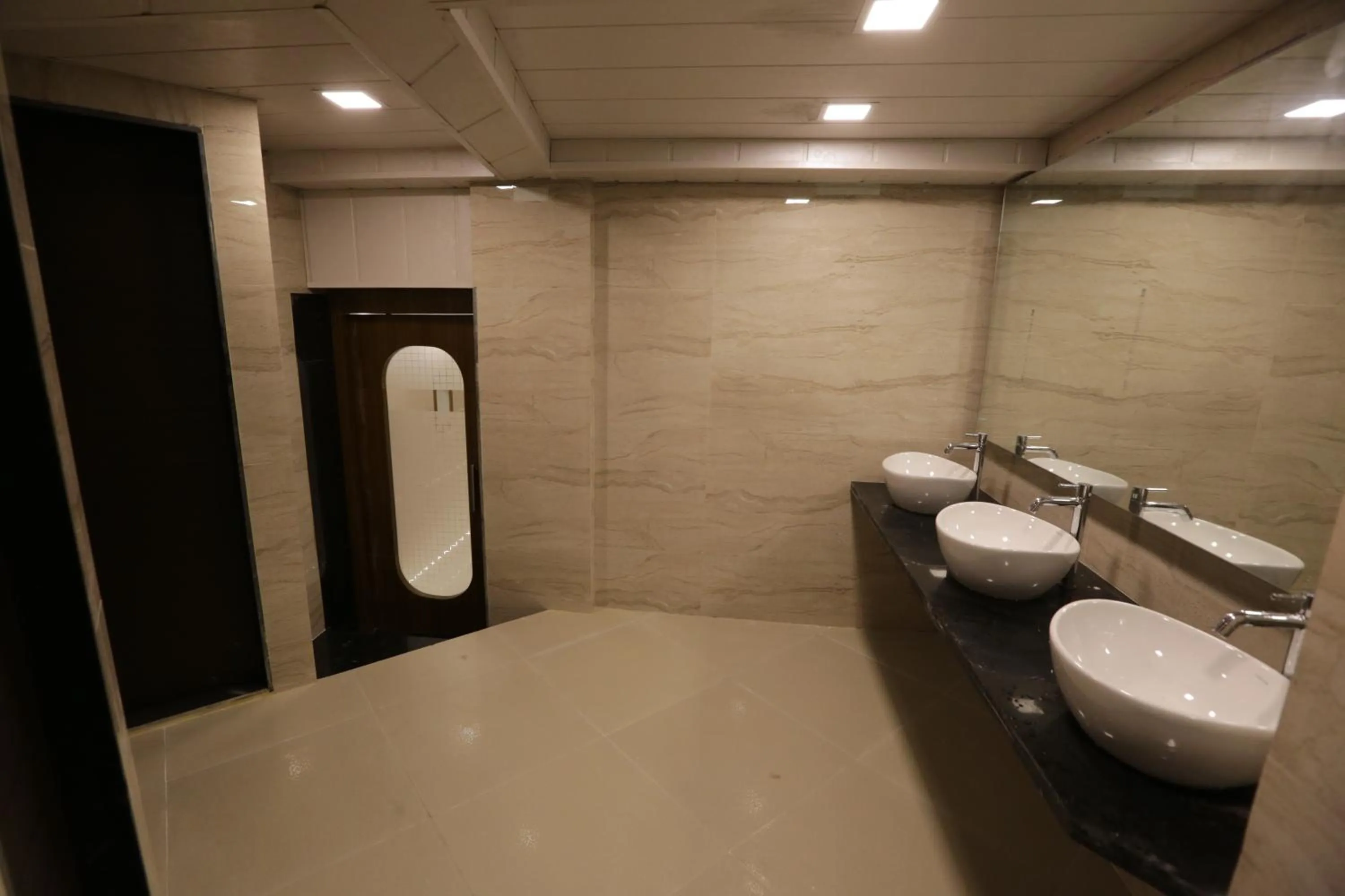 Bathroom in Qubestay Airport Capsule Hotel & Hostel