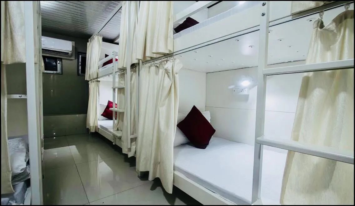 bunk bed, Bed in Qubestay Airport Capsule Hotel & Hostel
