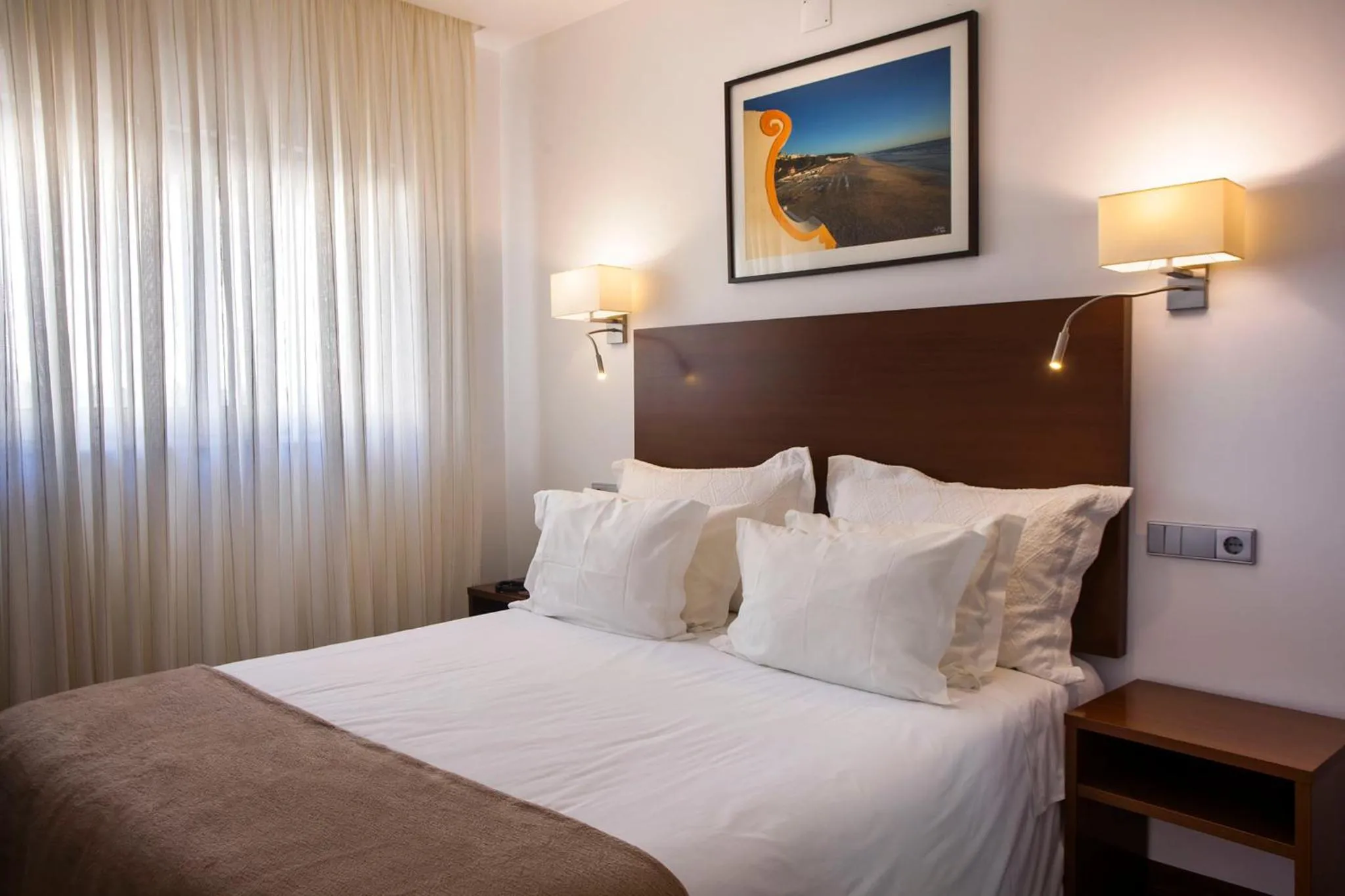 Bed in Hotel Miramar - São Pedro de Moel