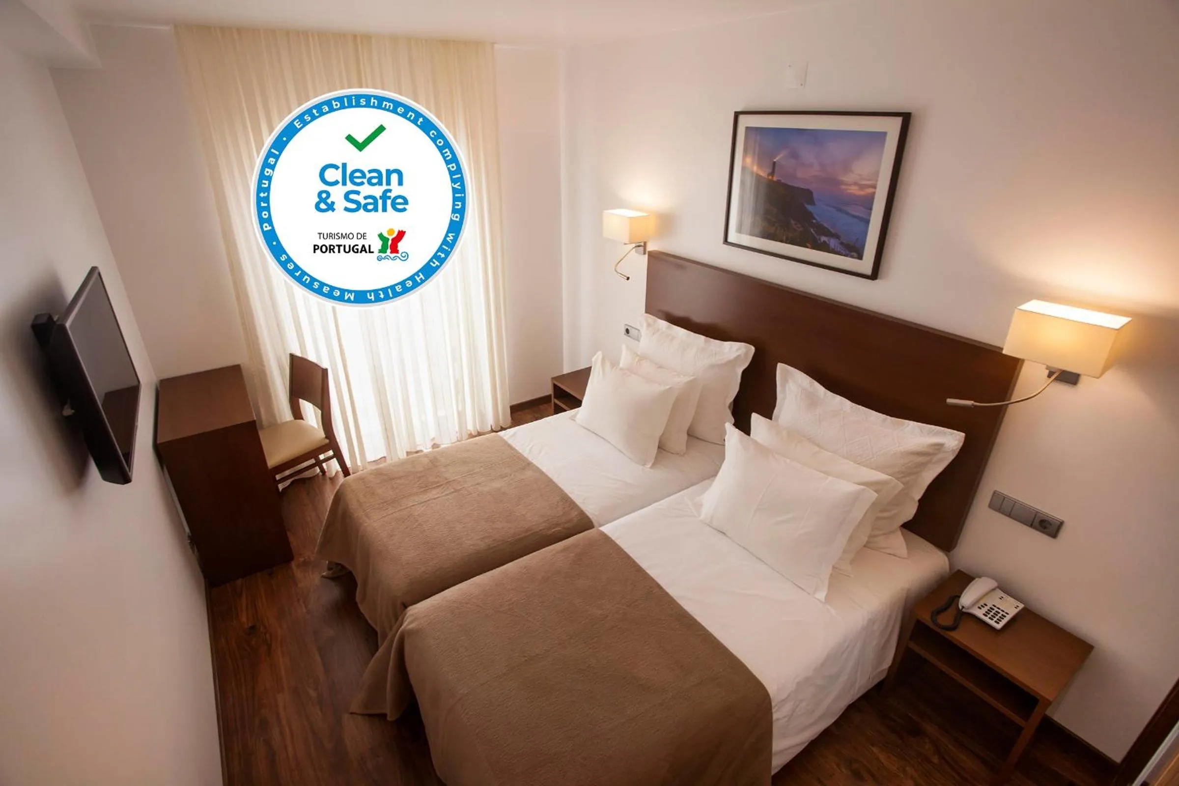 Bed in Hotel Miramar - São Pedro de Moel