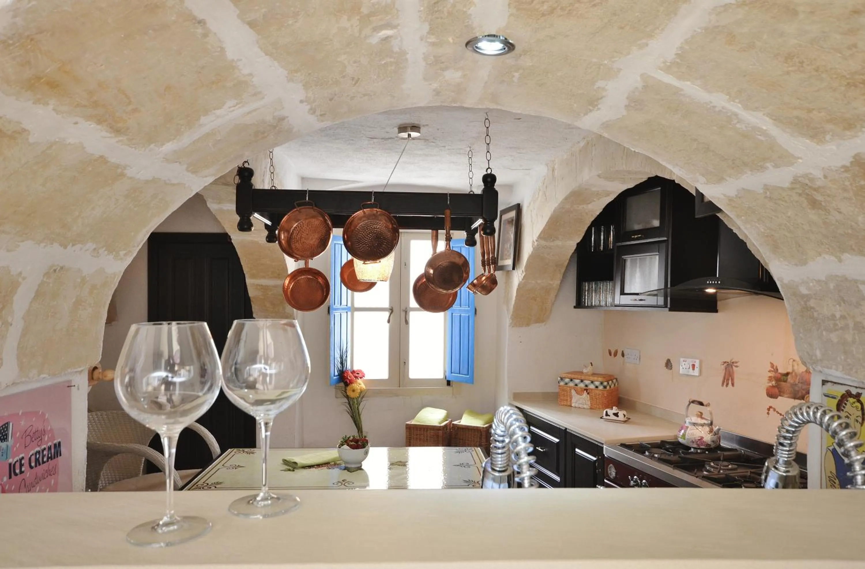 Decorative detail in Chapel 5 Boutique Suites B&B