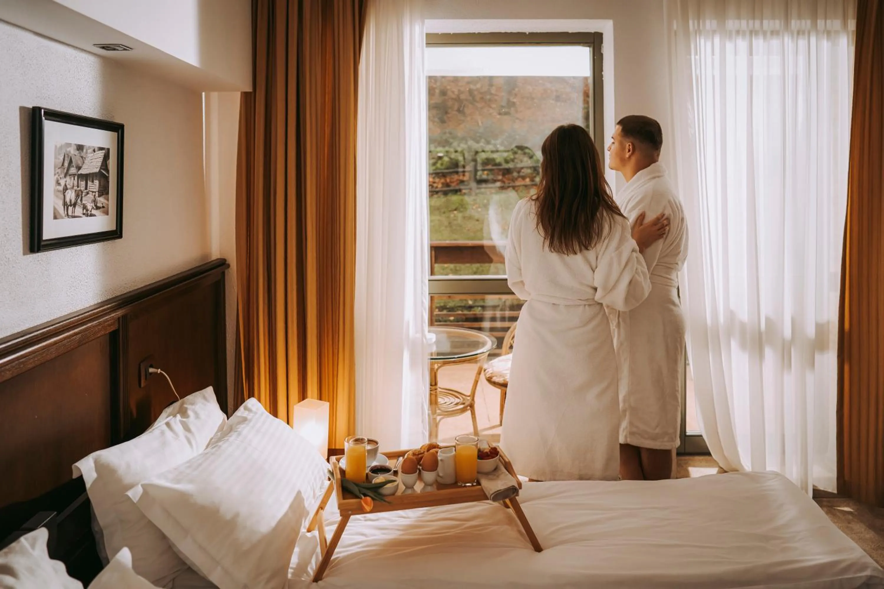 Bed in Hotel & Restaurant Sofia