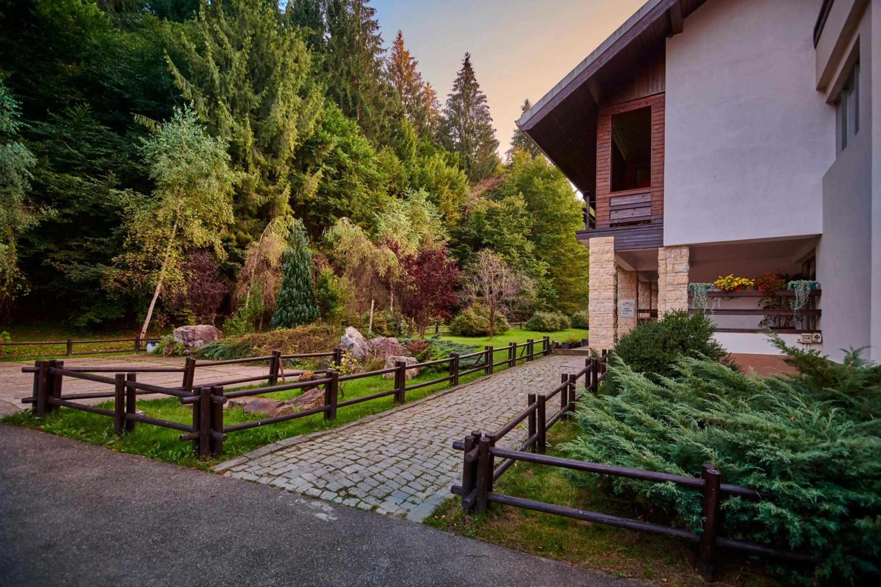 Property building in Hotel & Restaurant Sofia