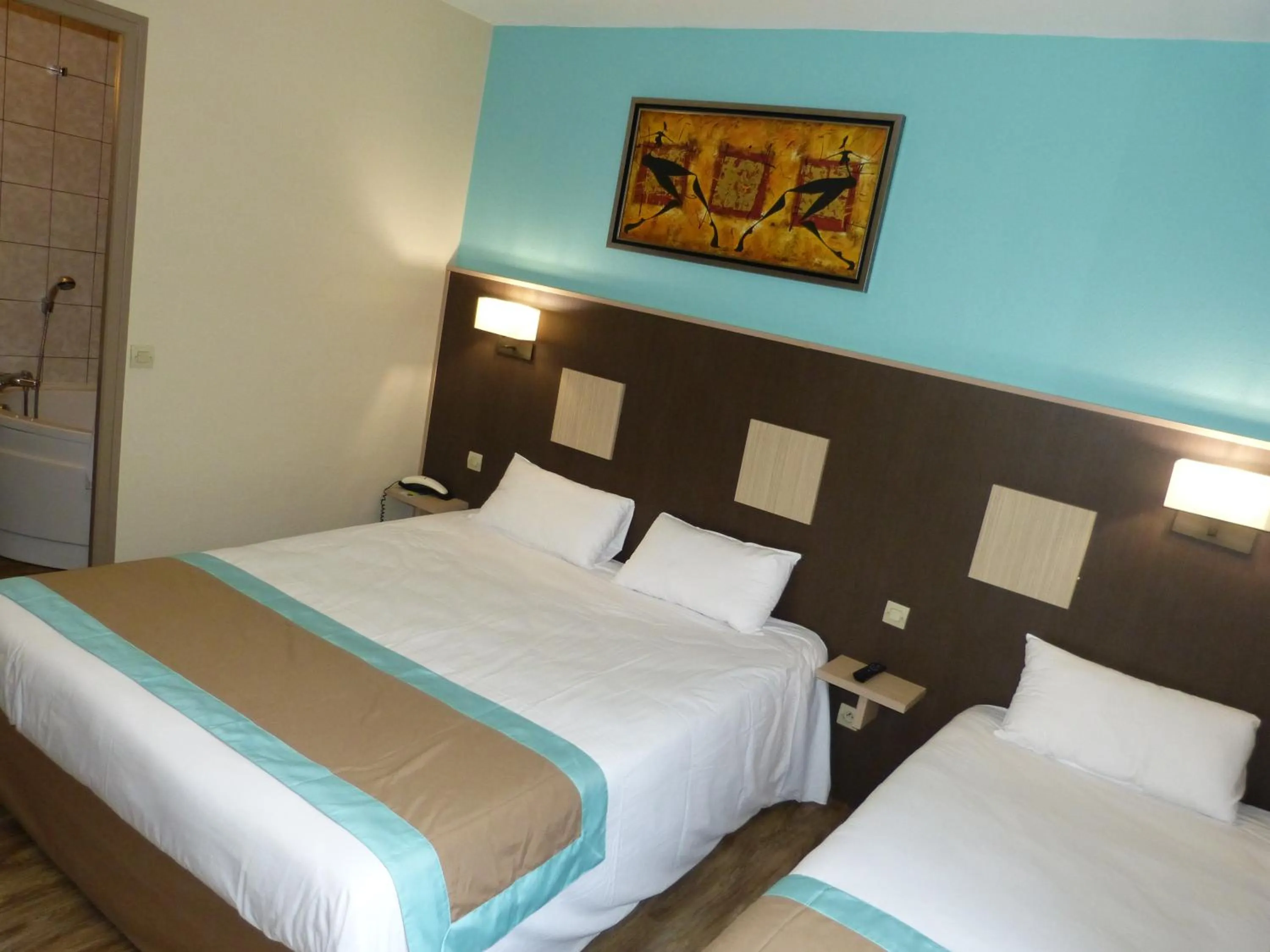 Bedroom, Bed in Hotel ARBOR - Les Hunaudieres - Le Mans Sud - Mulsanne