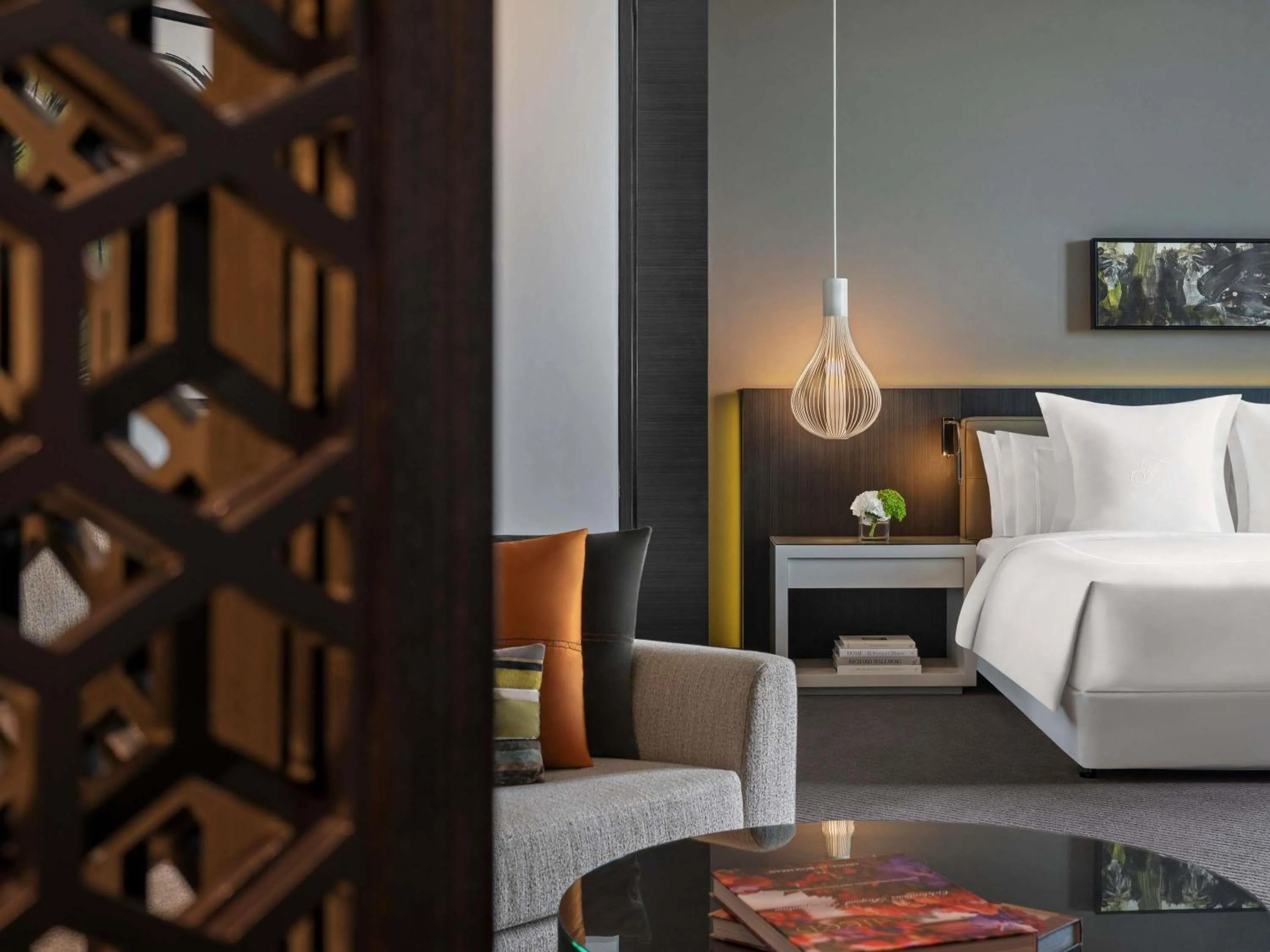 Bedroom, Bed in Fairmont Riyadh