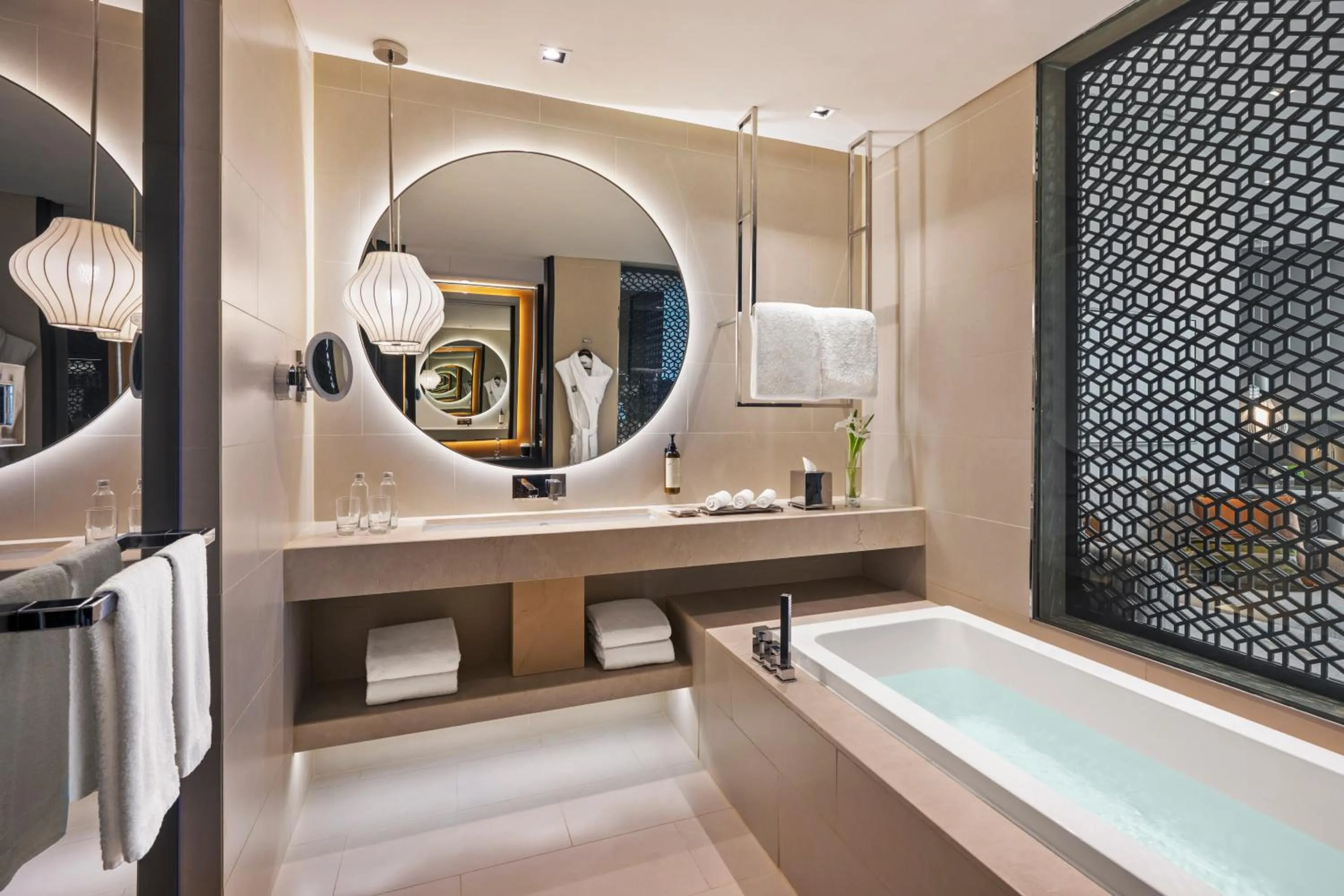 Bathroom in Fairmont Riyadh