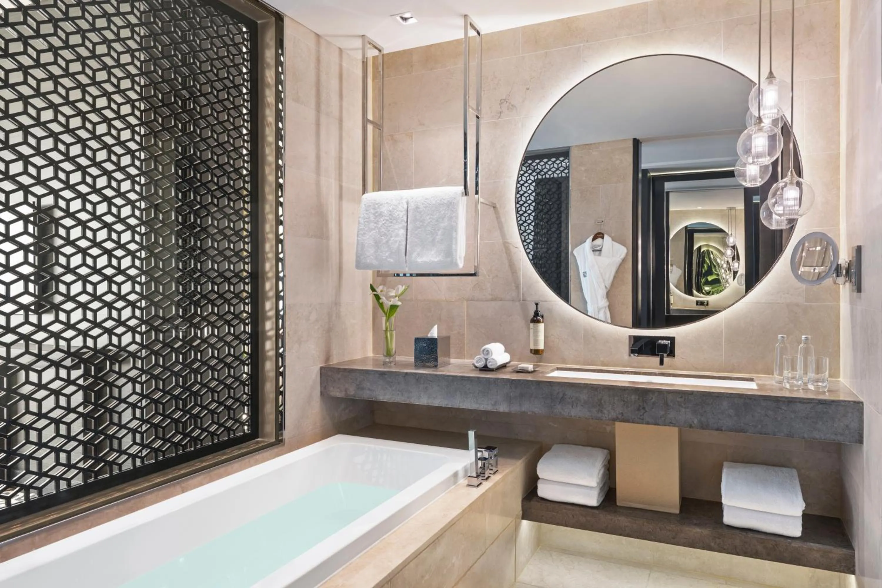 Bathroom in Fairmont Riyadh