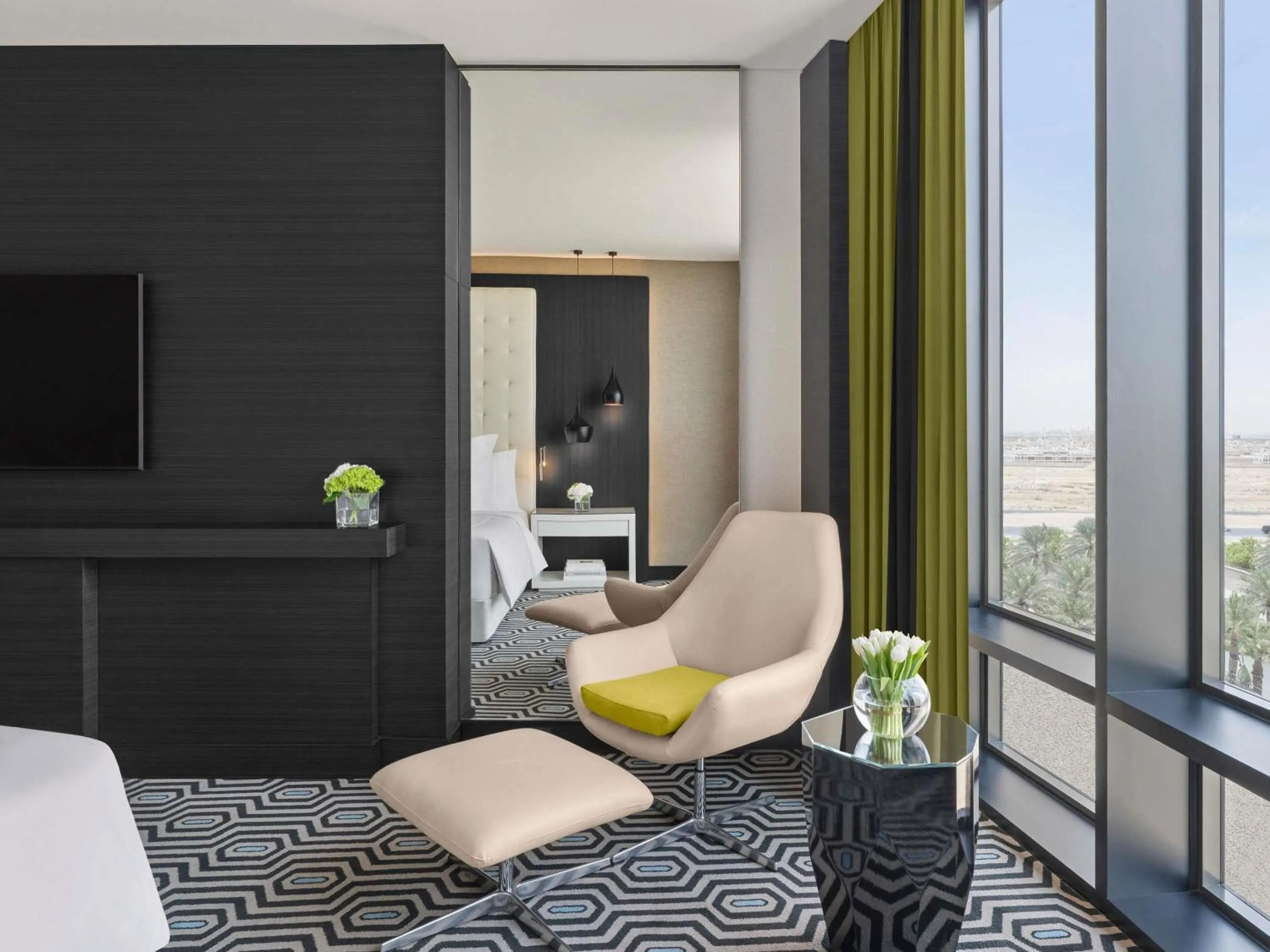 Bedroom, Bed in Fairmont Riyadh