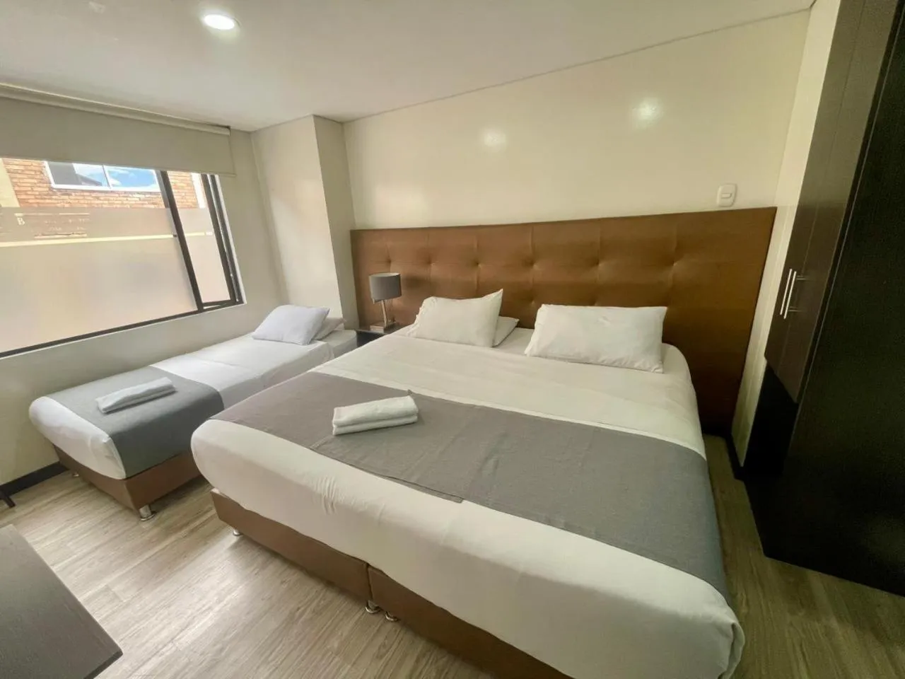 Bed in Hotel Business Center International