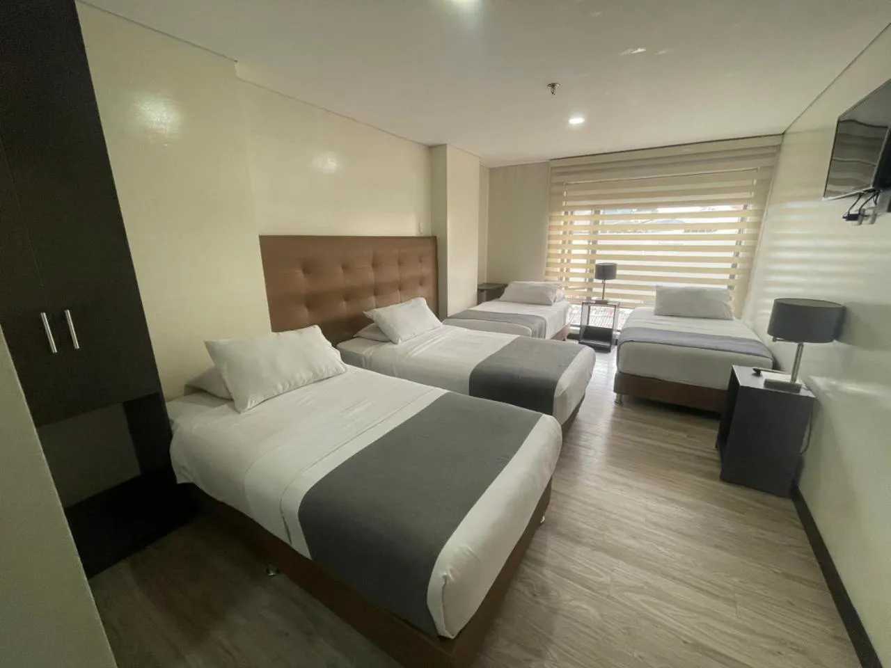 Bed in Hotel Business Center International