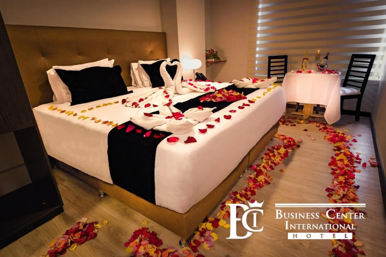 Bed in Hotel Business Center International