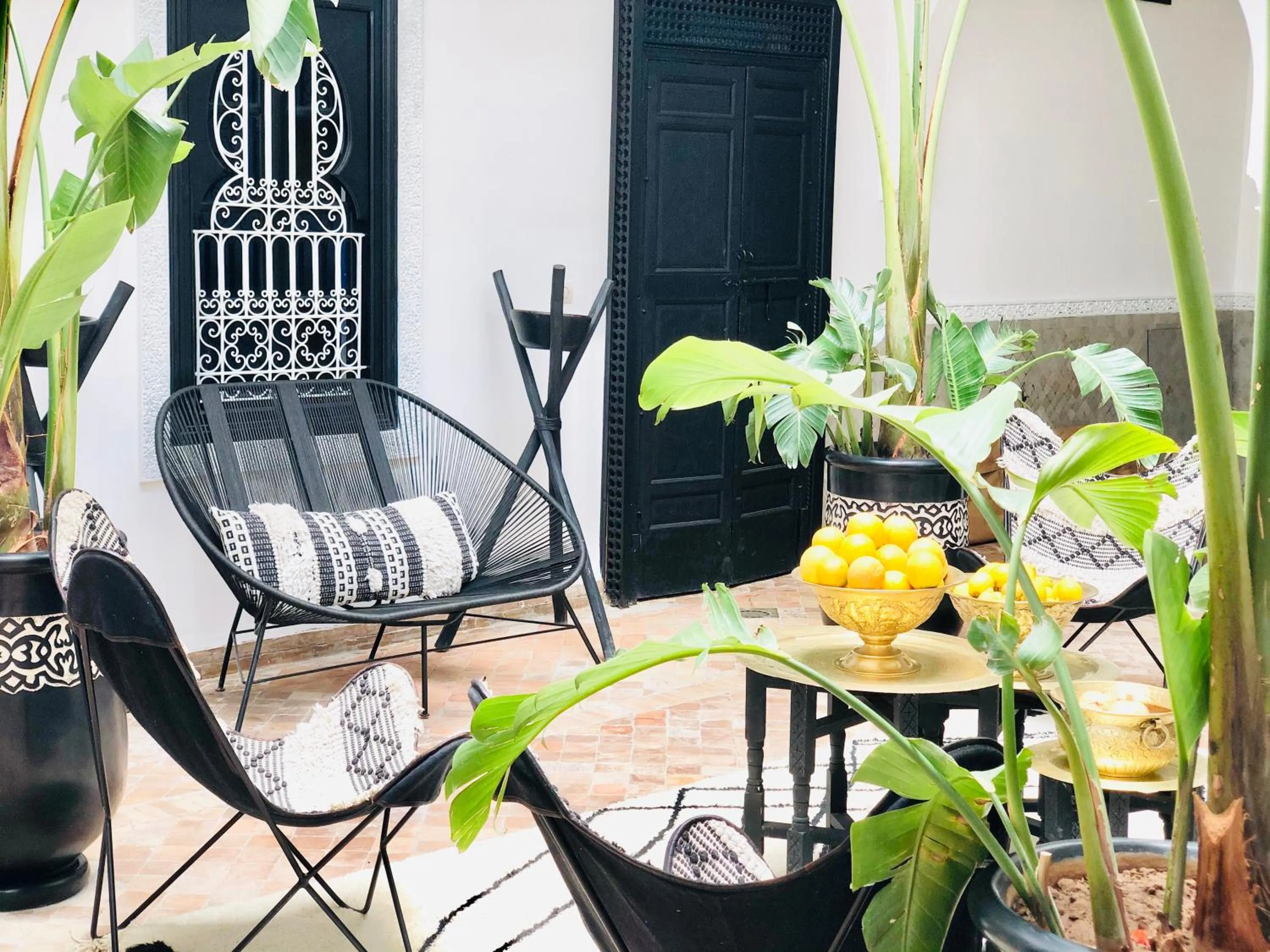 Patio in Maison Chafia Boutique Hôtel & Spa