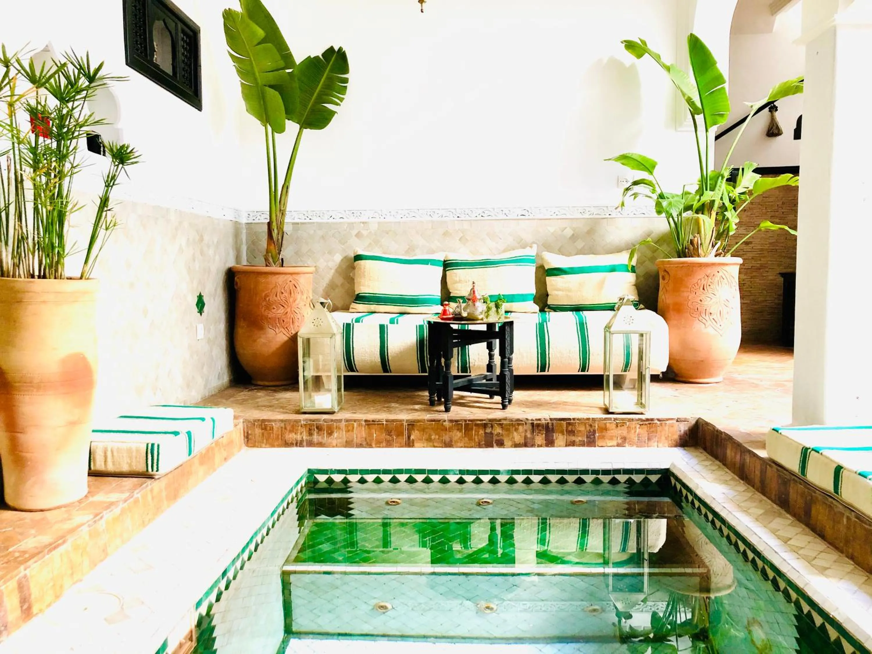 Patio in Maison Chafia Boutique Hôtel & Spa