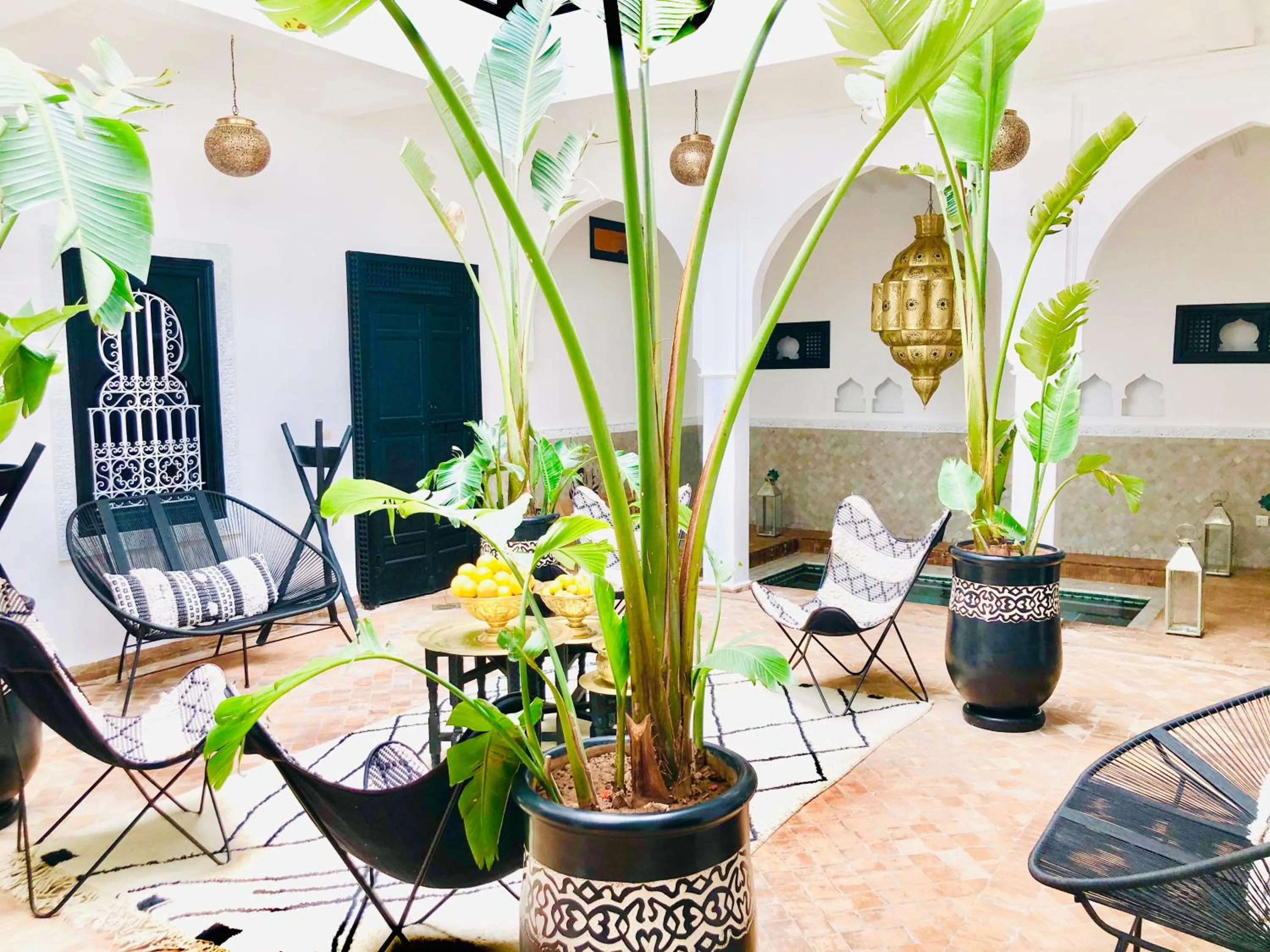 Patio in Maison Chafia Boutique Hôtel & Spa