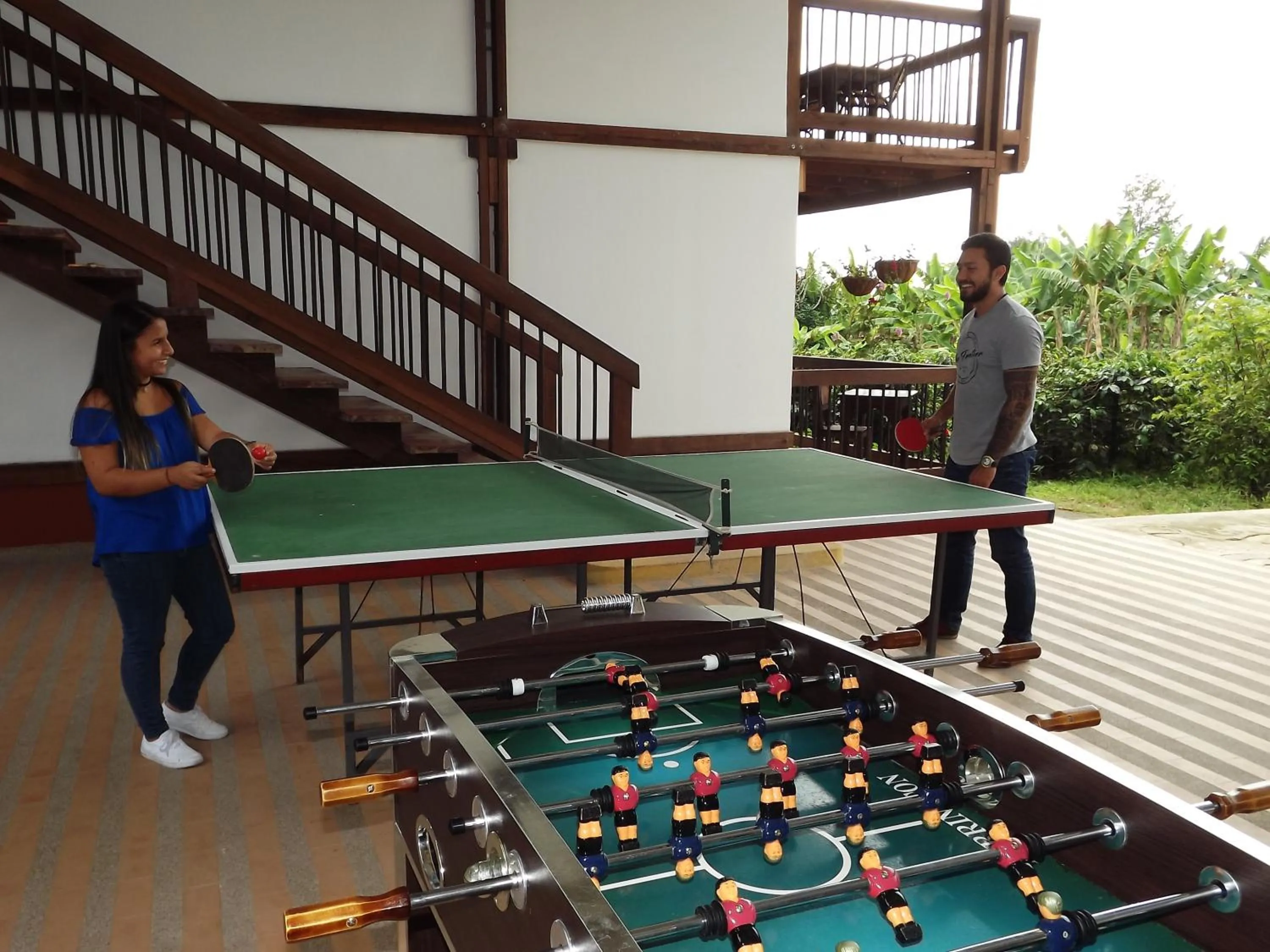 Table tennis in Finca Hotel La Quinta Porra